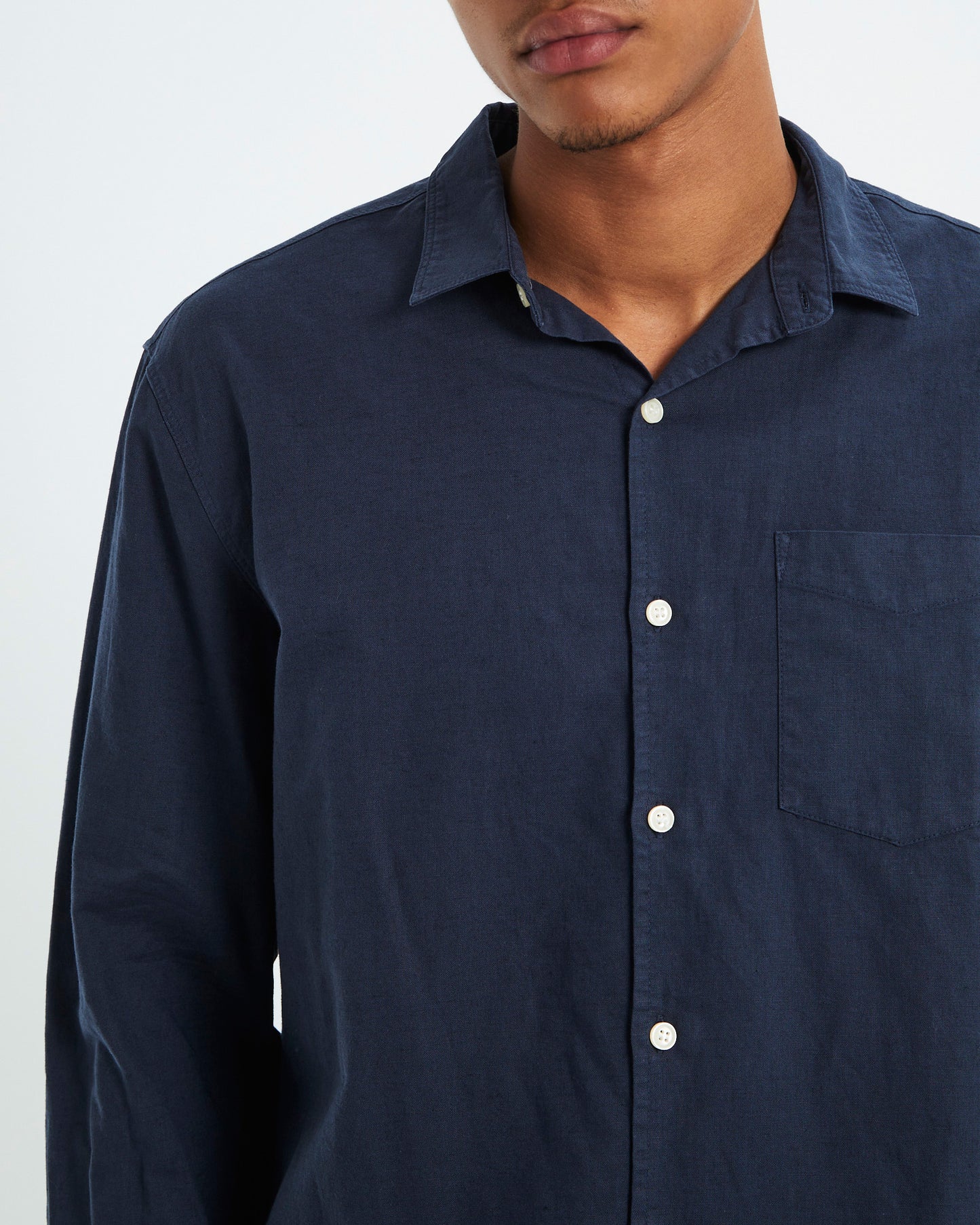 Grover Long Sleeve Shirt Navy