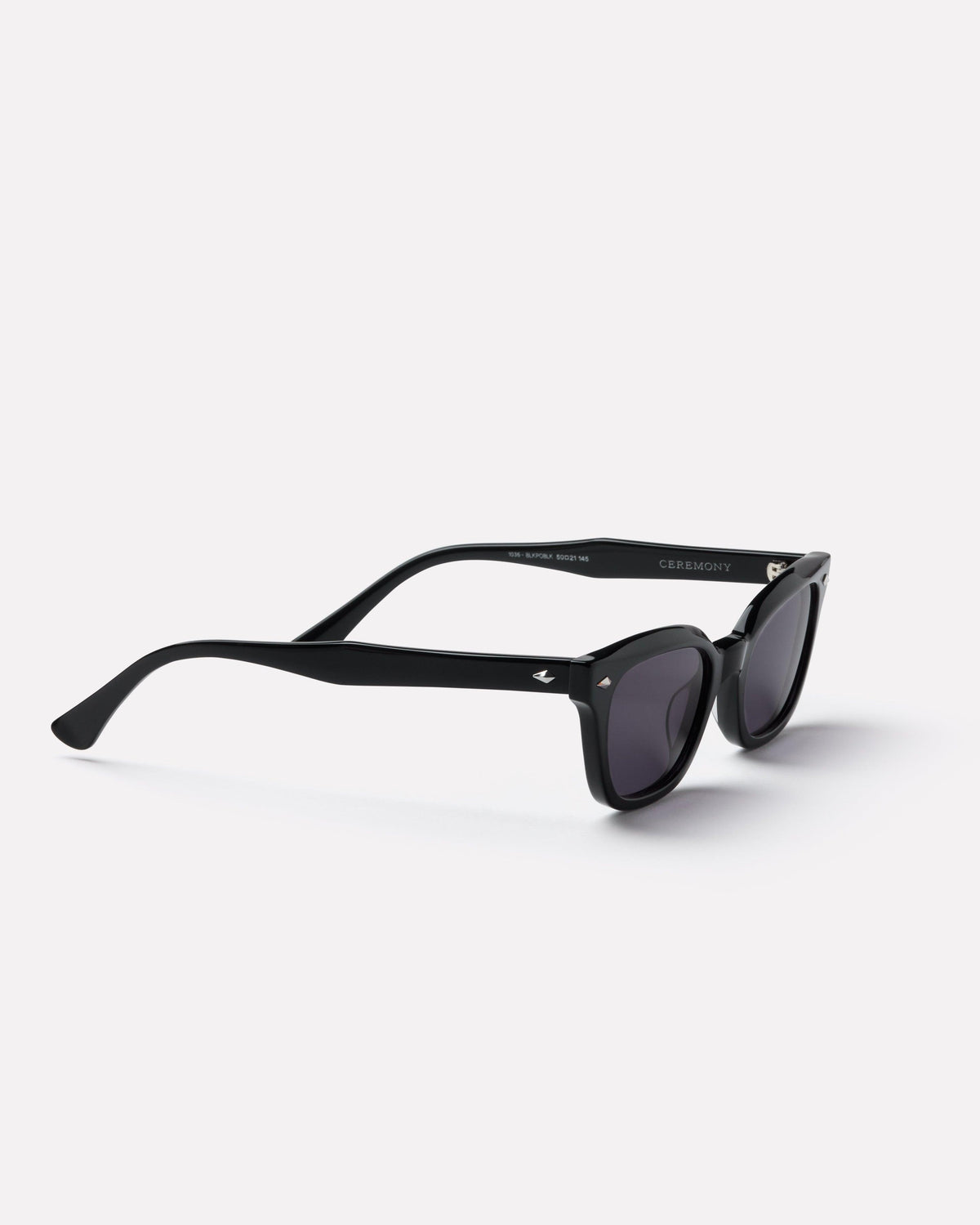 Ceremony Sunglasses Black Polished / Black