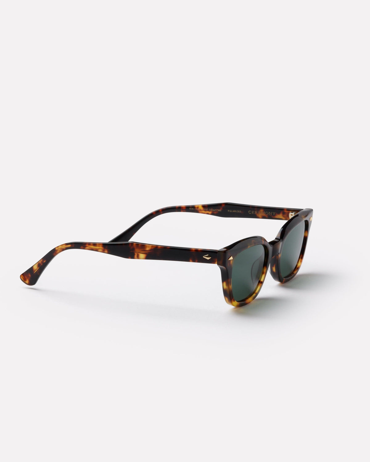 Ceremony Sunglasses Tortoise Polished/Green Polarised Tortoise Polished / Green Polarized