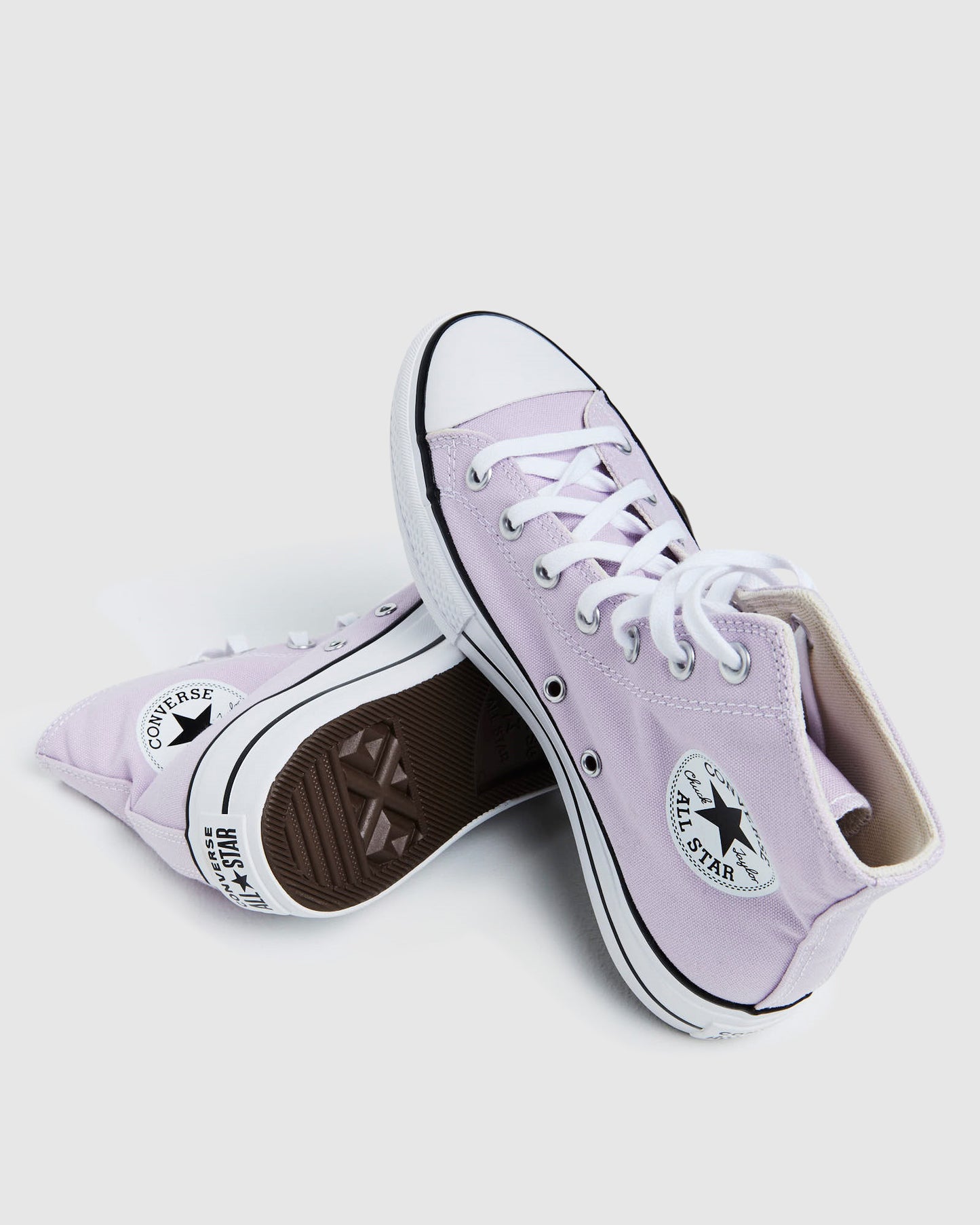 Chuck Taylor All Star Lift Platform Canvas Sneakers Purple