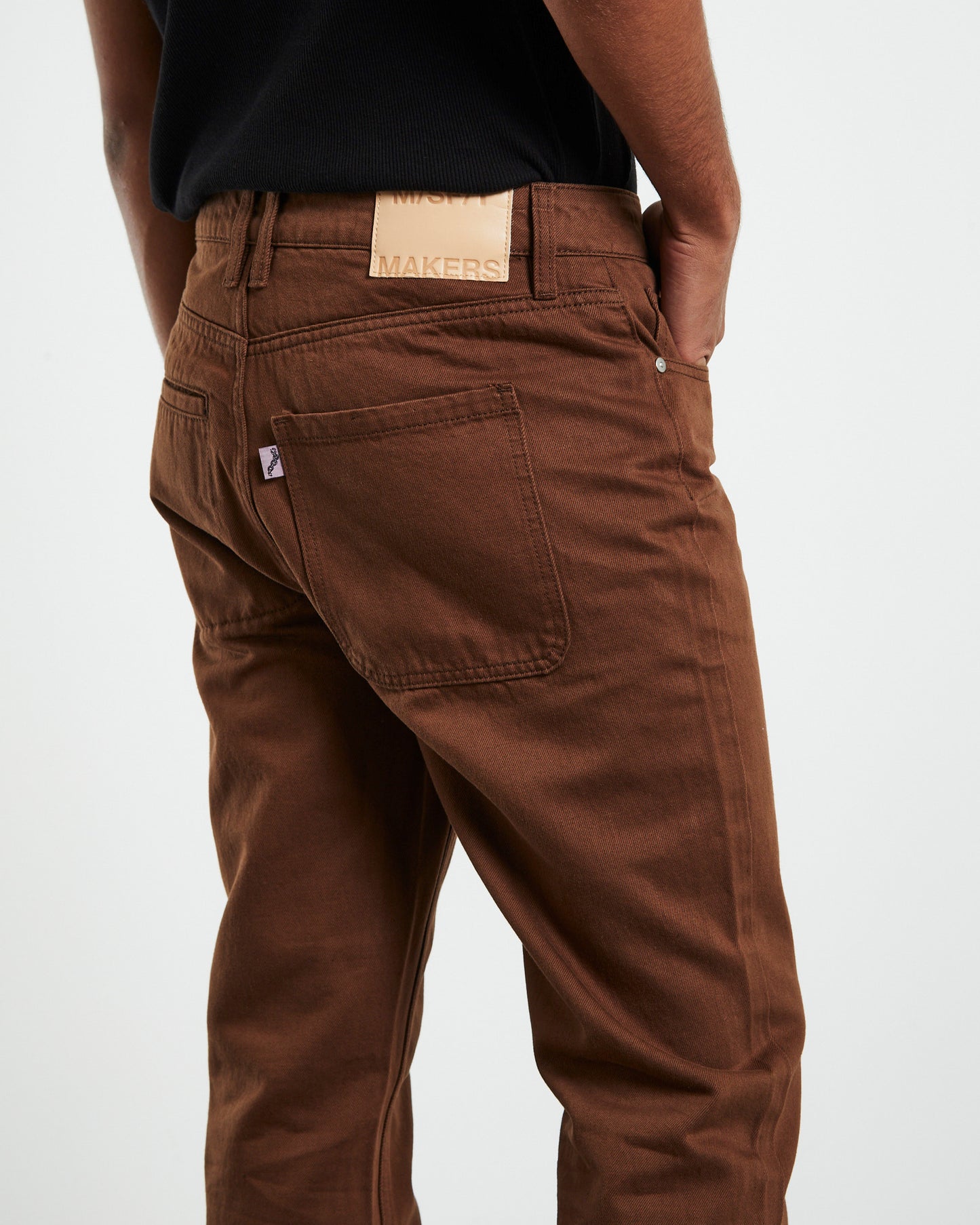 Straight Jeans Brown