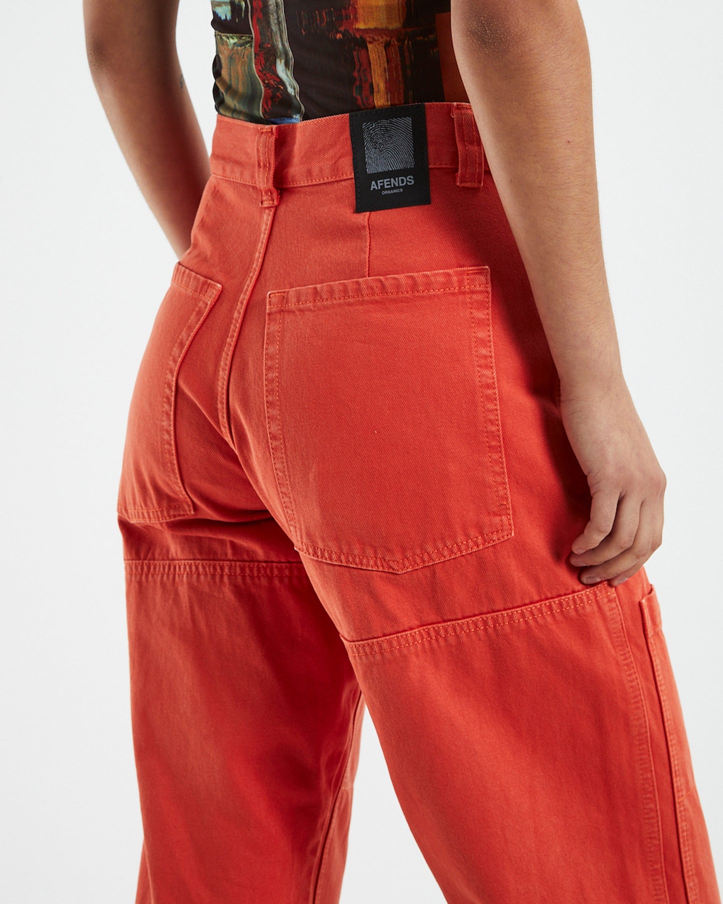 Hemp Denim Workware Jeans Orange