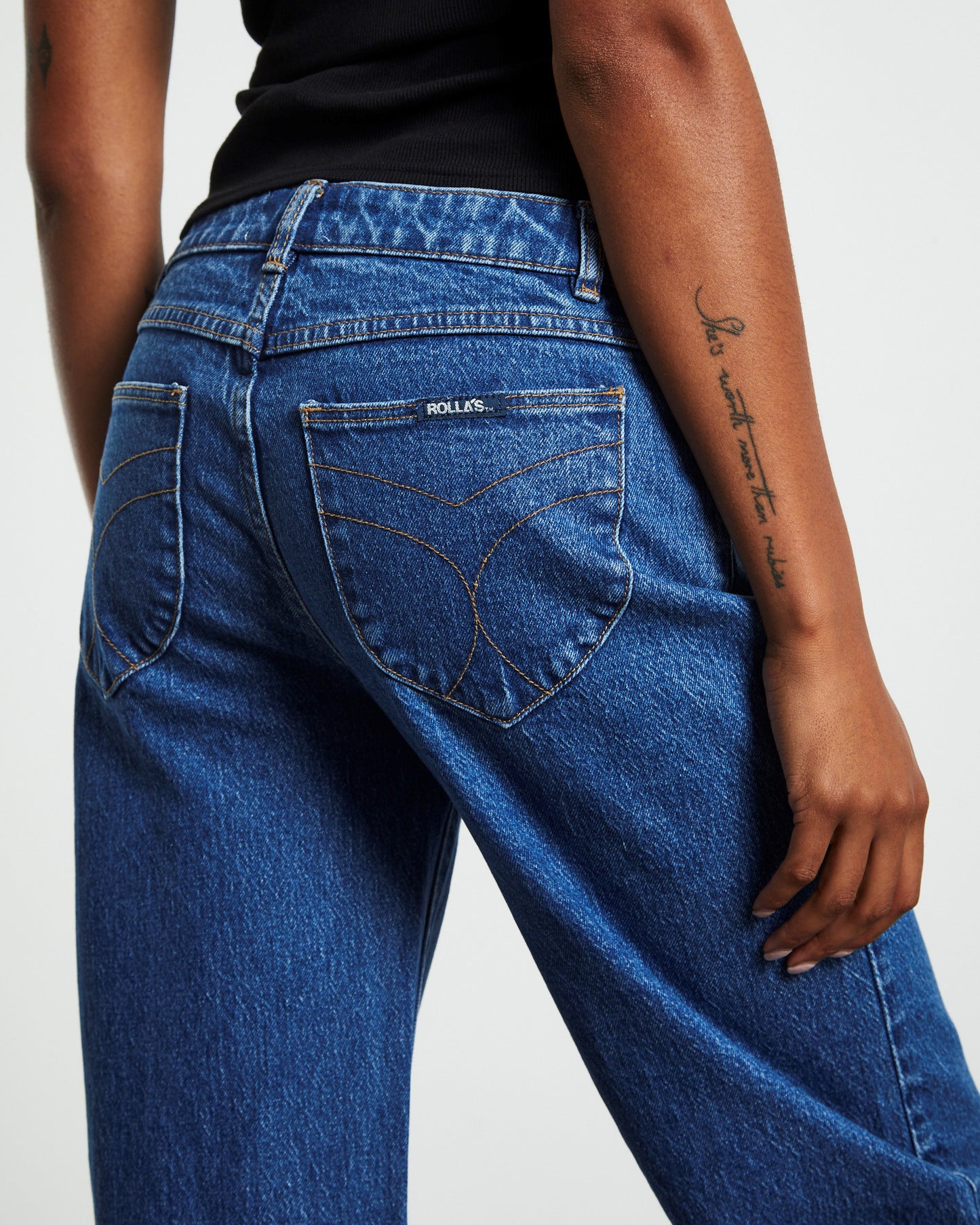 Heidi Low Rise Jeans Organic Vintage Blue