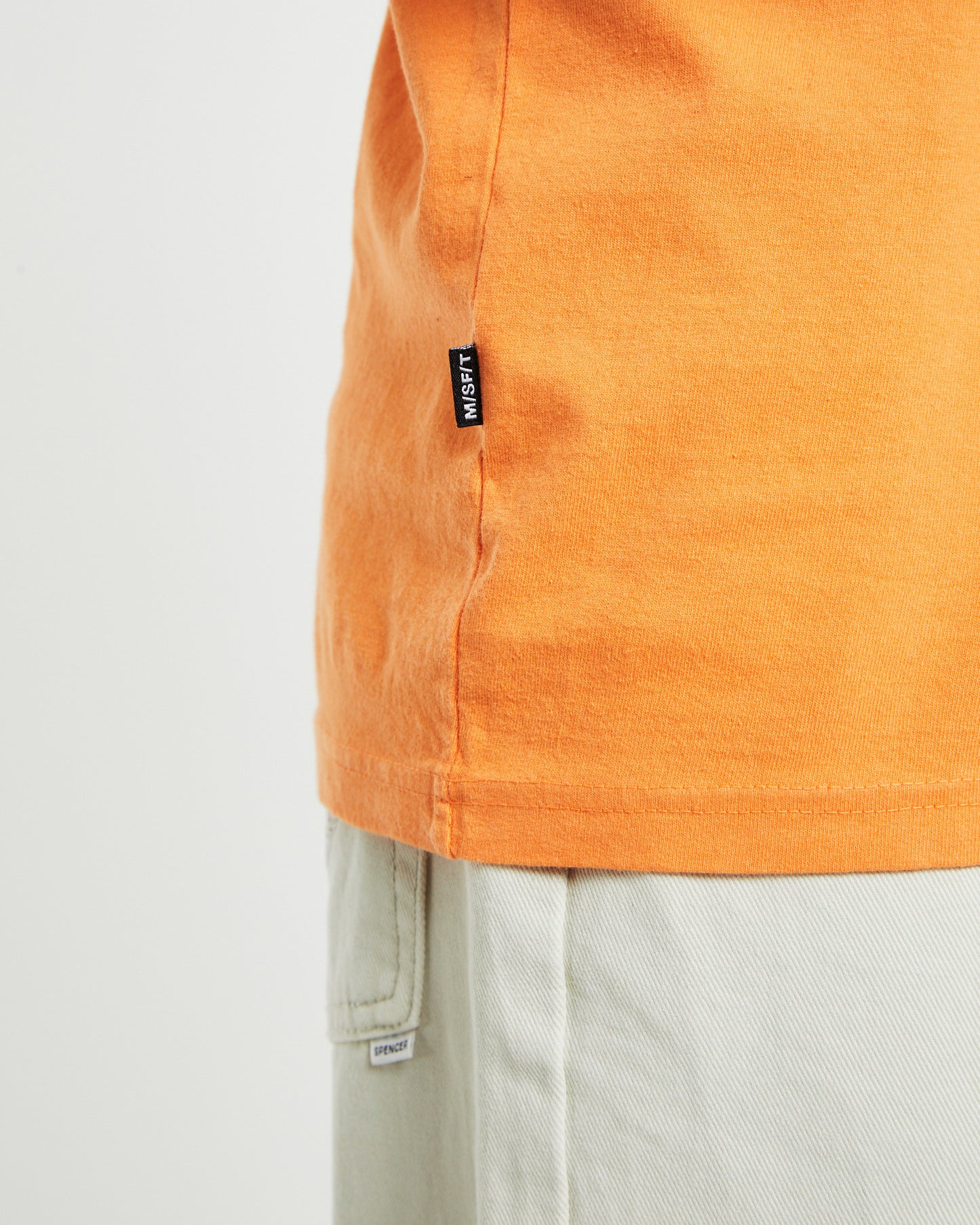 Hoonheads 50-50 AAA Short Sleeve T-shirt Pigment Blazing Orange