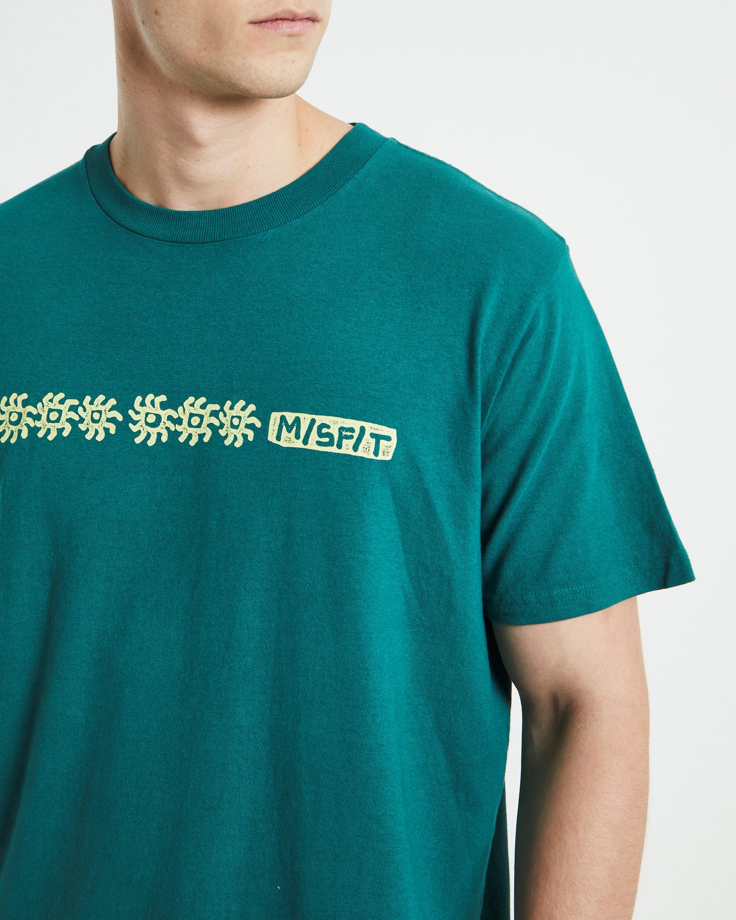 Global Acts 50/50 Short Sleeve T-Shirt Storm Green