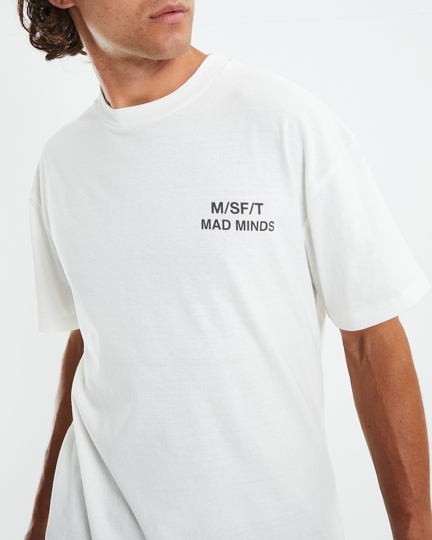 Dream Me 50/50 AAA Short Sleeve T-Shirt Washed White
