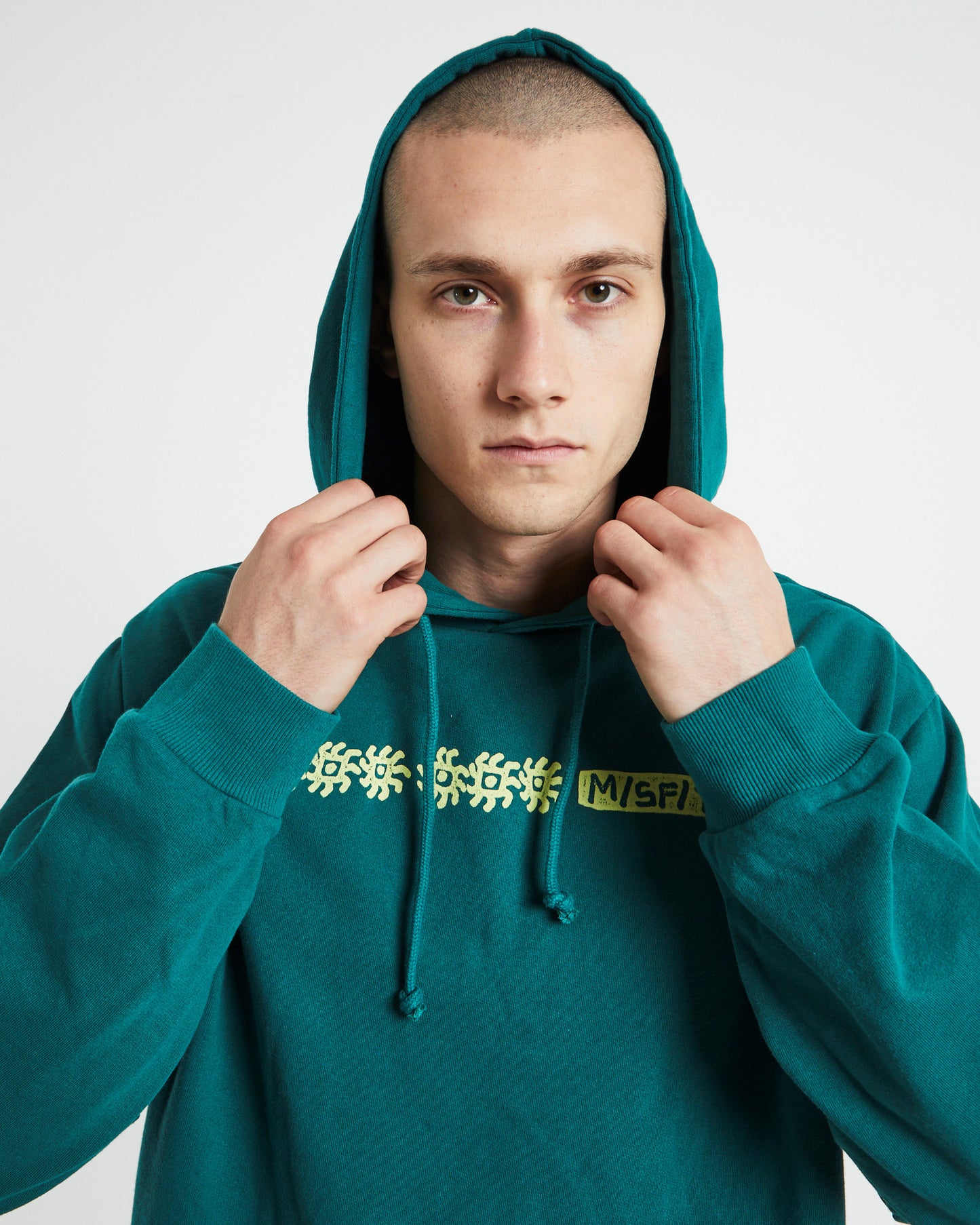 Global Acts 50-50 Hoodie Storm Green