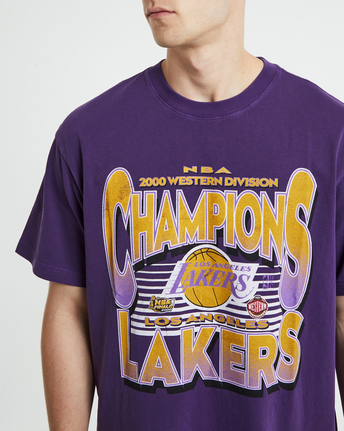 NBA Champs Los Angeles Lakers T-shirt Purple