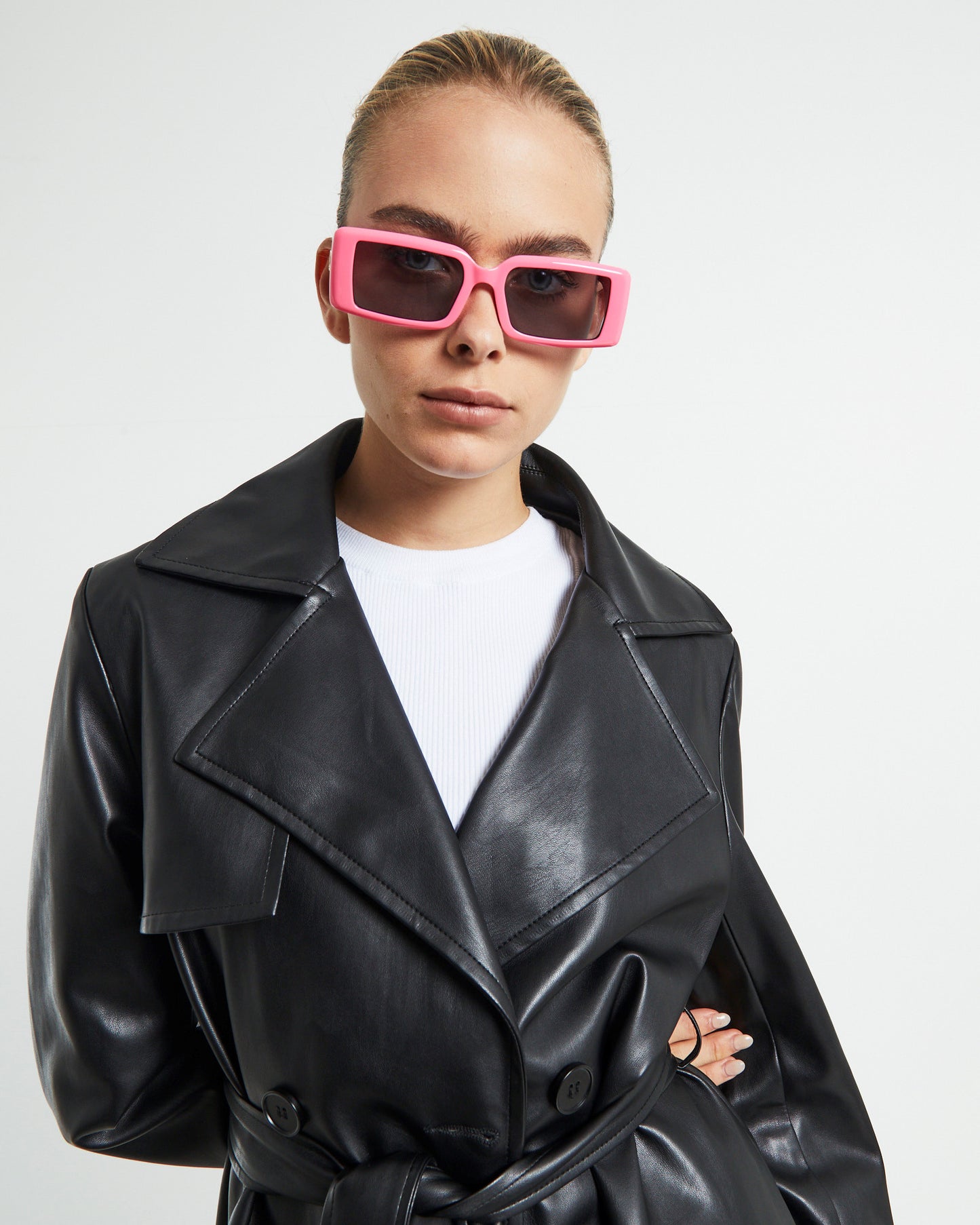 The Impeccable Solid Sunglasses Bubblegum Pink/Smoke Mono