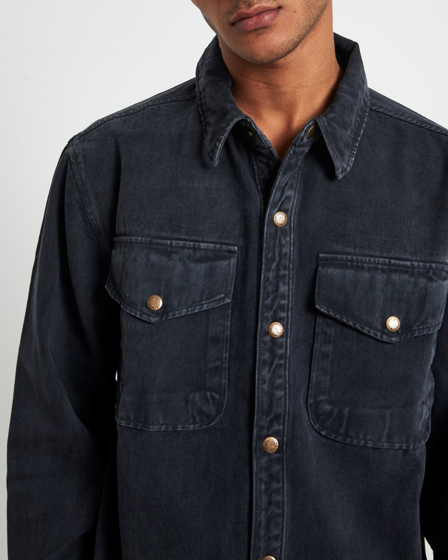 Trade Drill Shacket Sulphur Black