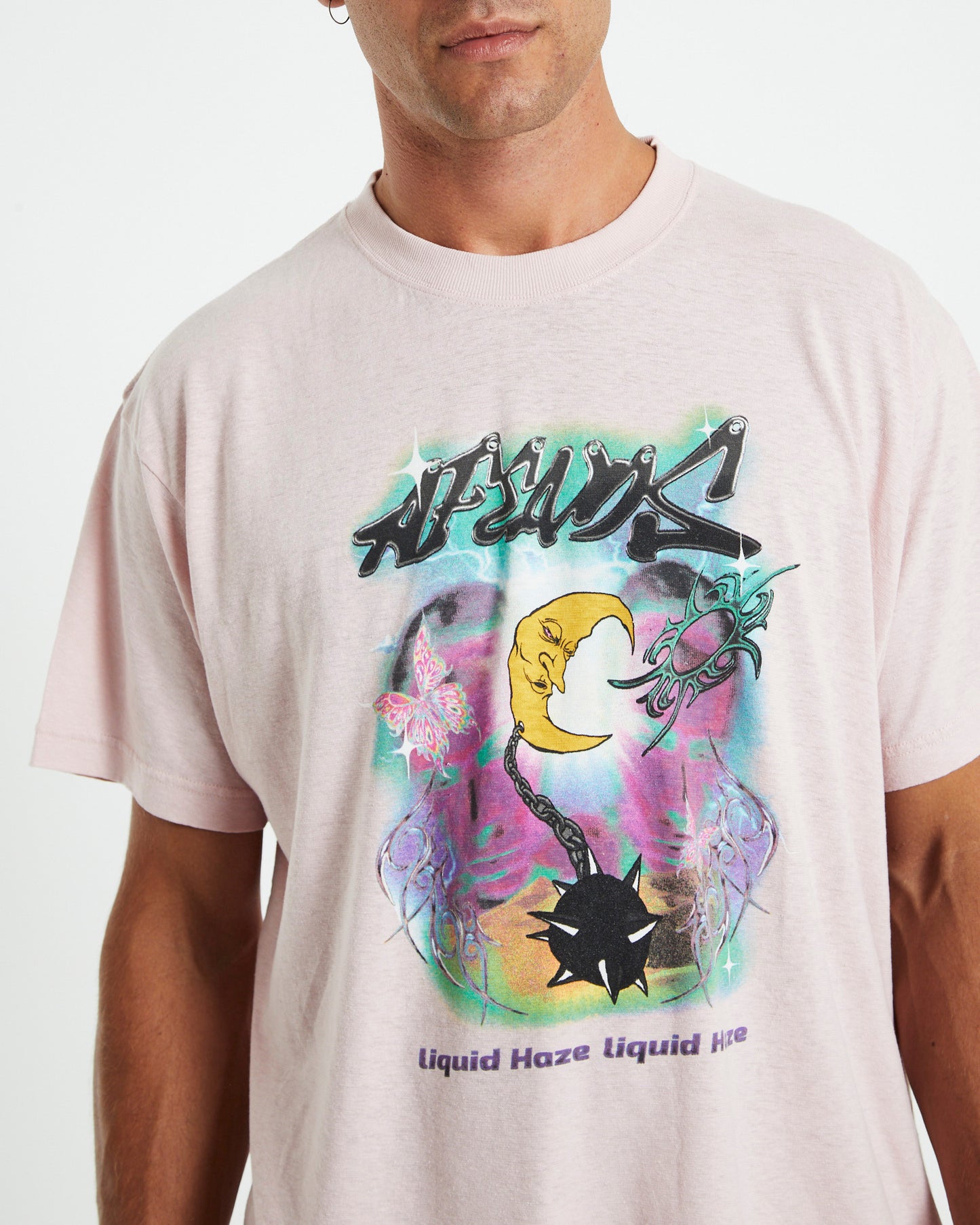 Liquid Haze T-Shirt Lotus Pink