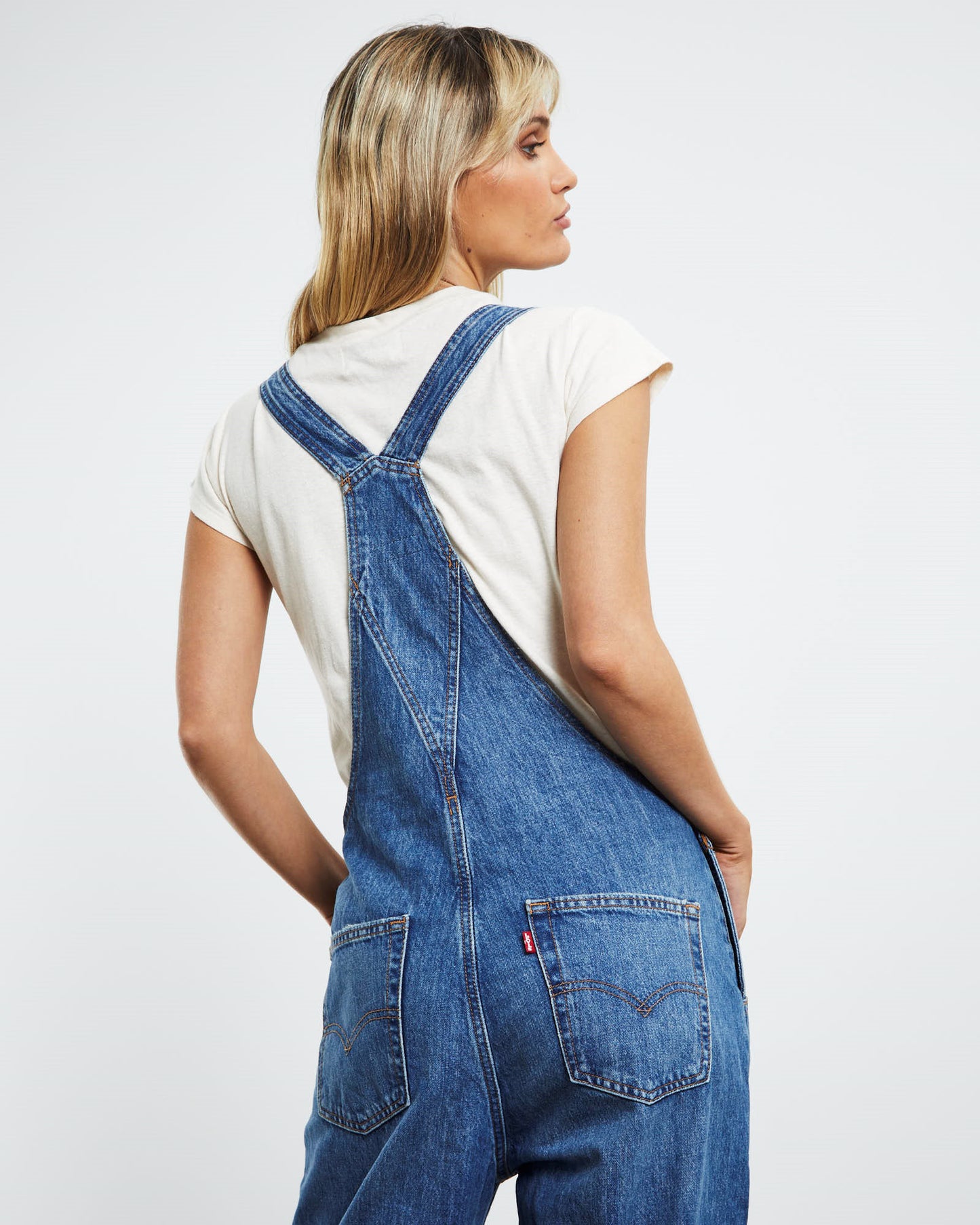 Vintage Overalls On Hiatus Blue
