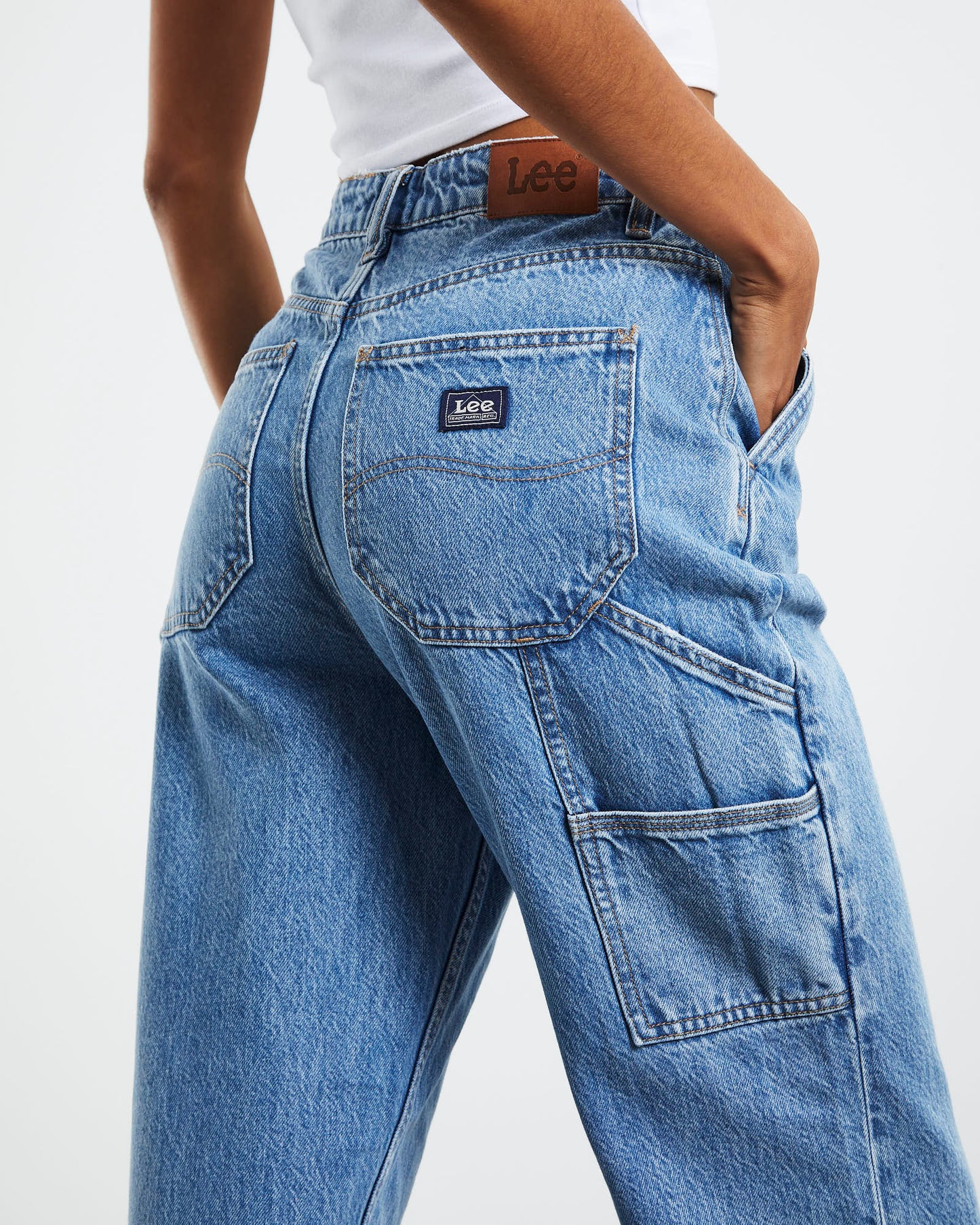 Hi Baggy Carpenter Denim Jeans