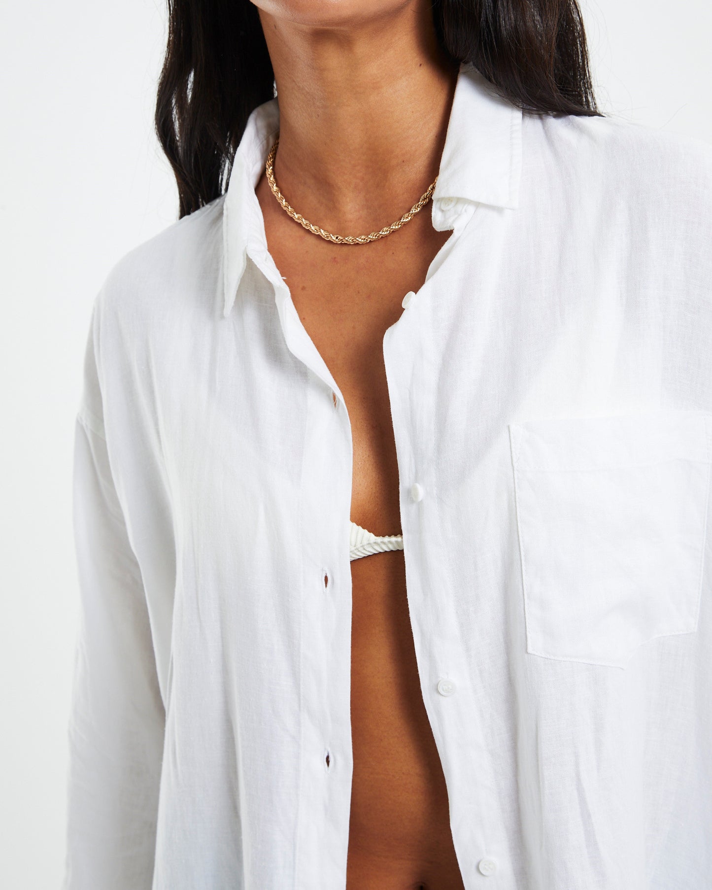 Avah Oversized Len Shirt