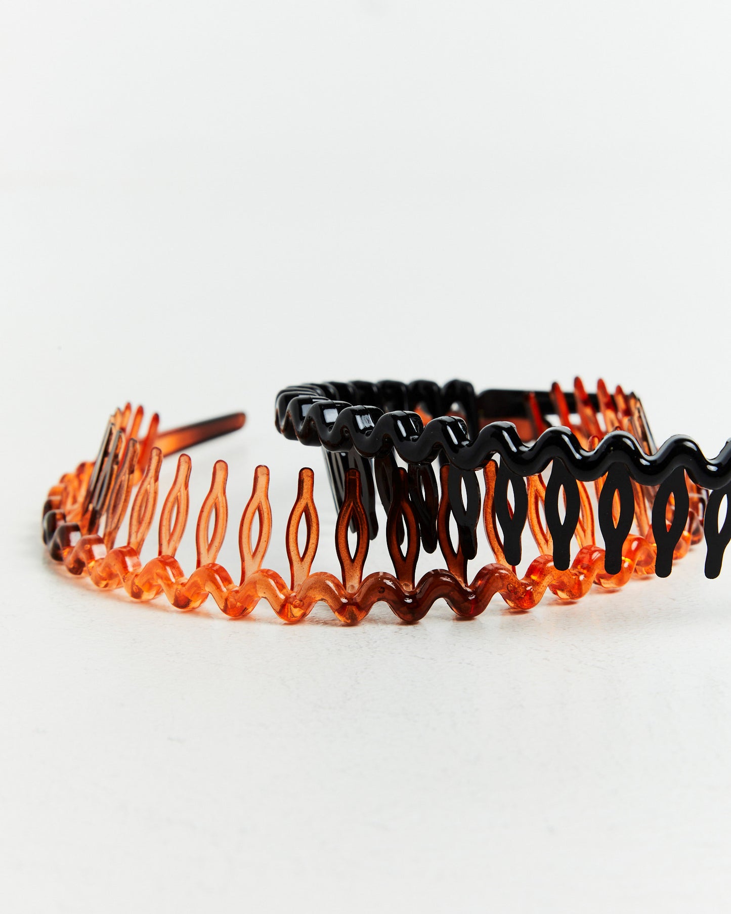 Accordian Headbands Black/Brown