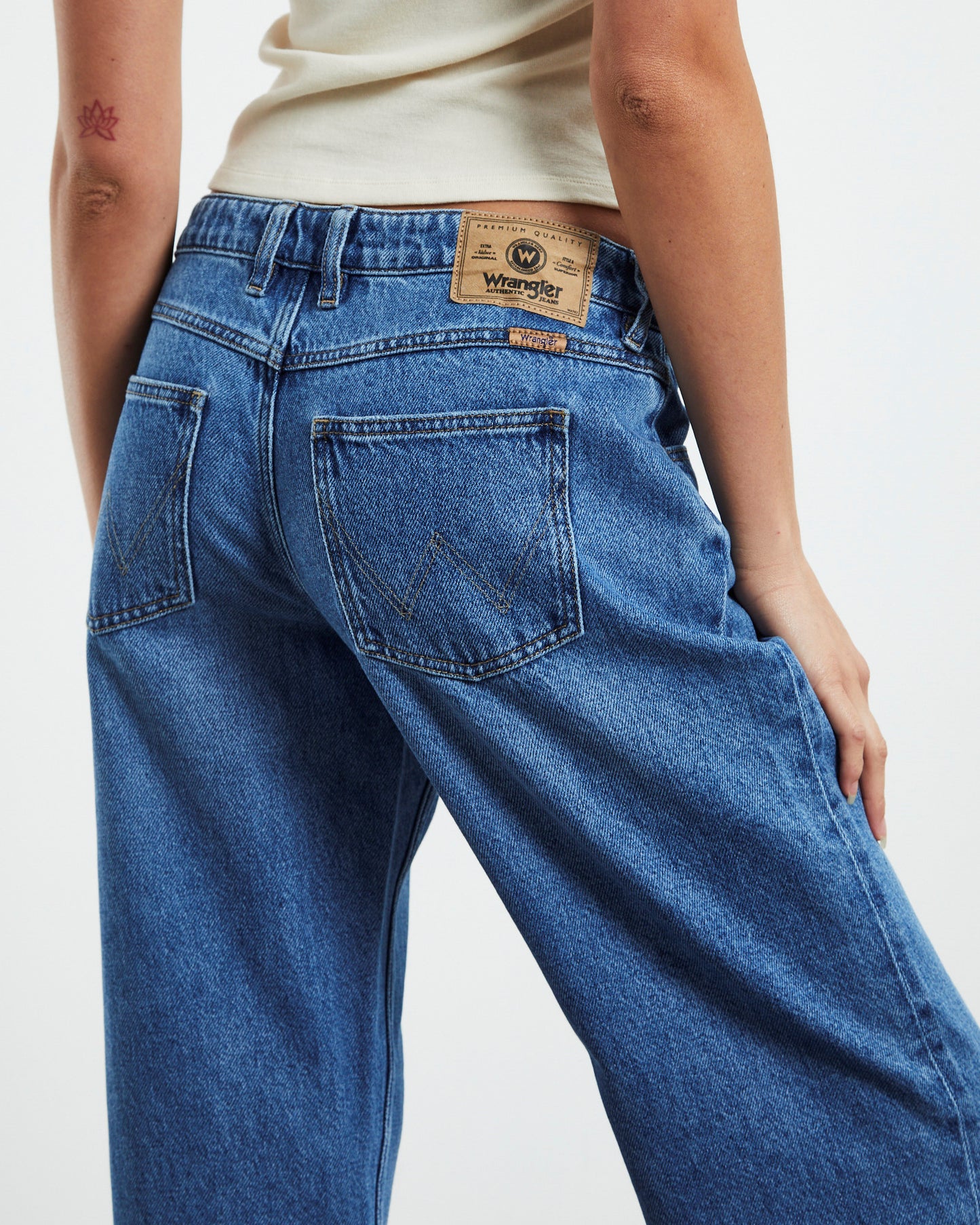 Low Rise Bella Baggy Jeans Teen Spirit Blue