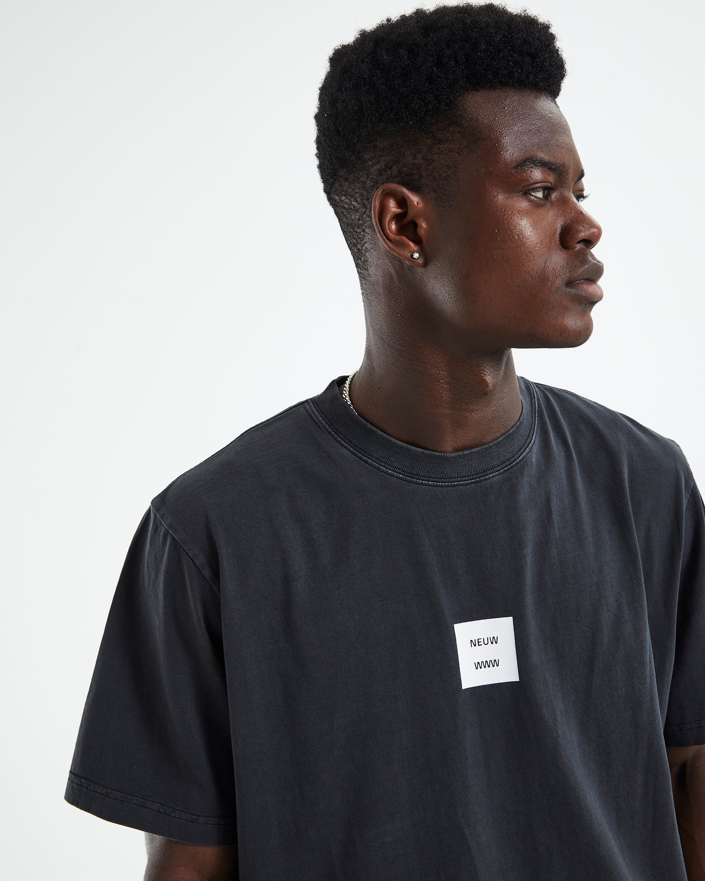 Samo Repair Logo Short Sleeve T-Shirt Black