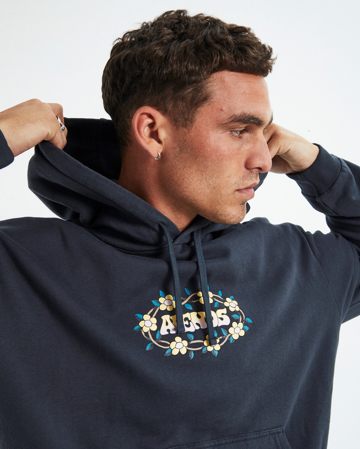 Bloom Hoodie Charcoal Grey