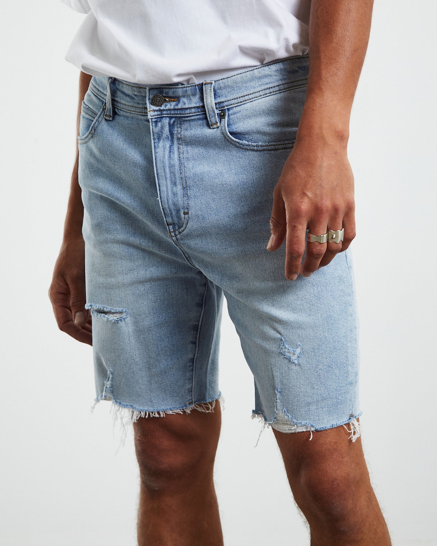 Z-Roadie Denim Shorts Corsair Destruct