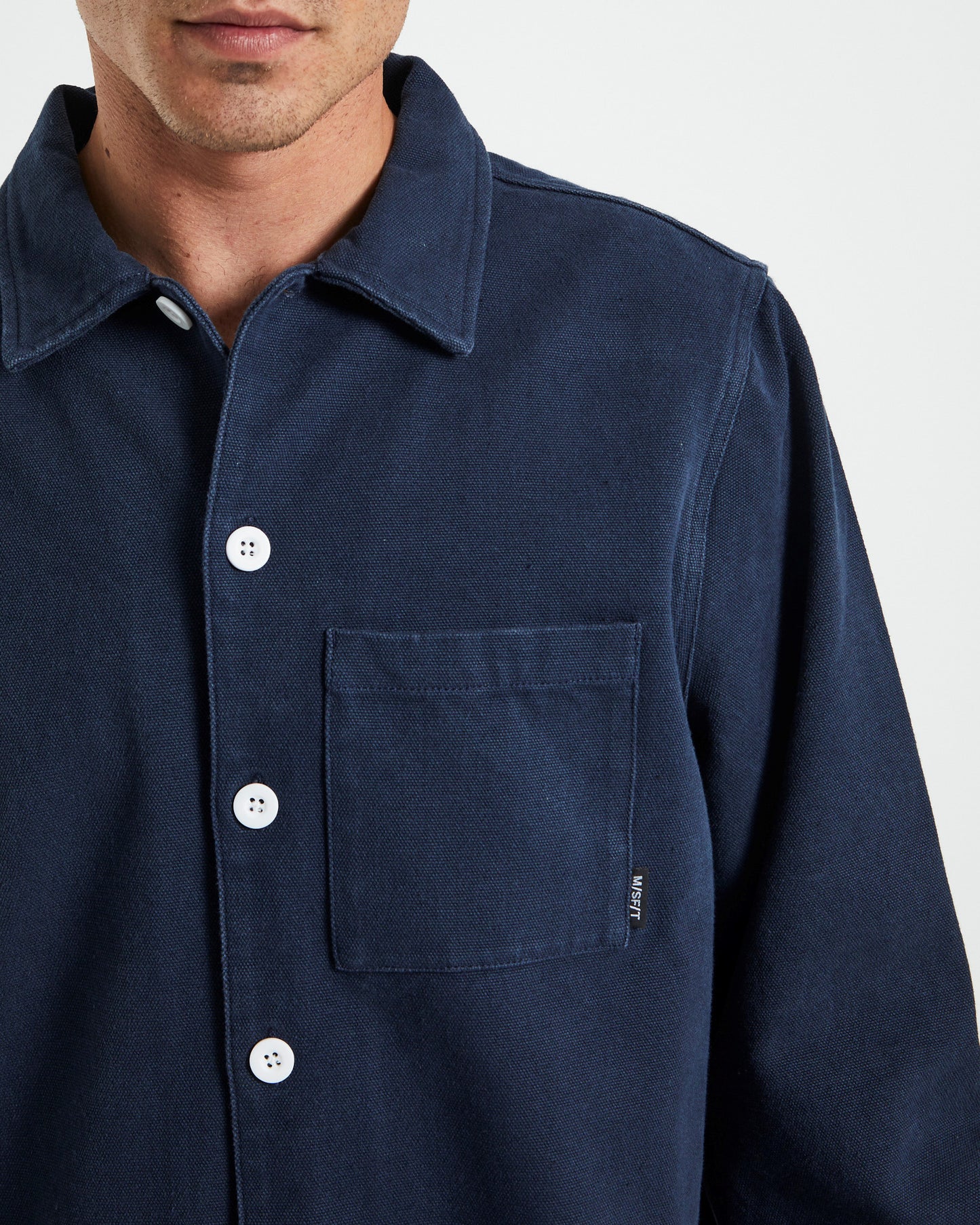 ES War Long Sleeve Overshirt Navy