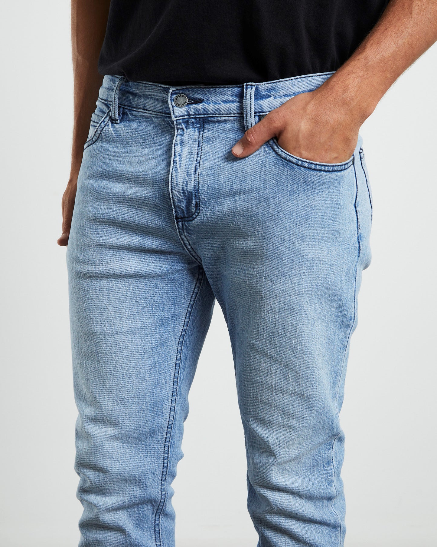Stinger Skinny Denim Jeans Stone Bleach