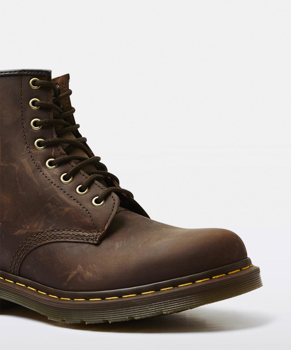 8 Eye Boots Crazyhorse Brown