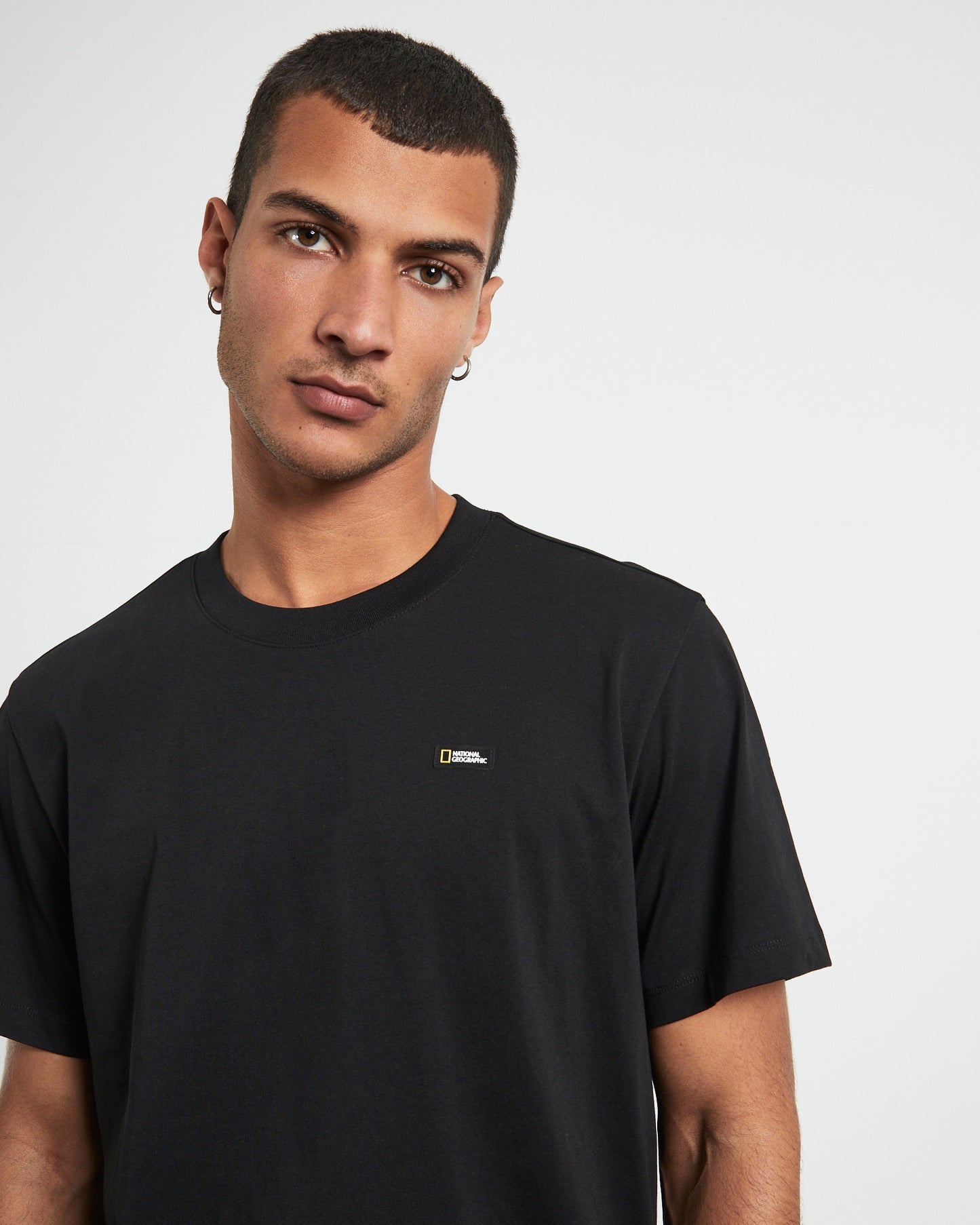 Mantella Back Big Logo Short Sleeve T-Shirt Carbon Black