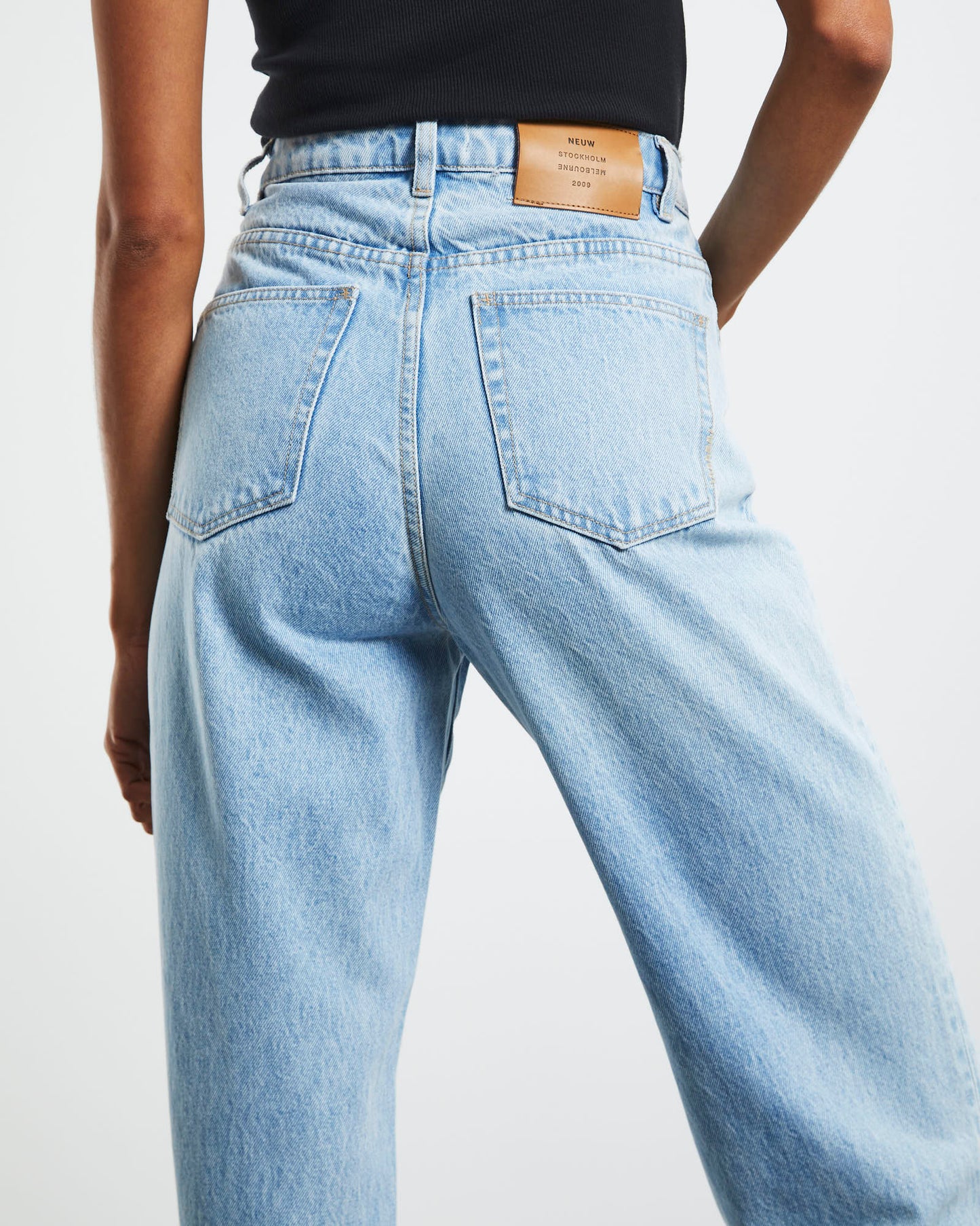 Sade Baggy Denim Jeans Zero Vinyl