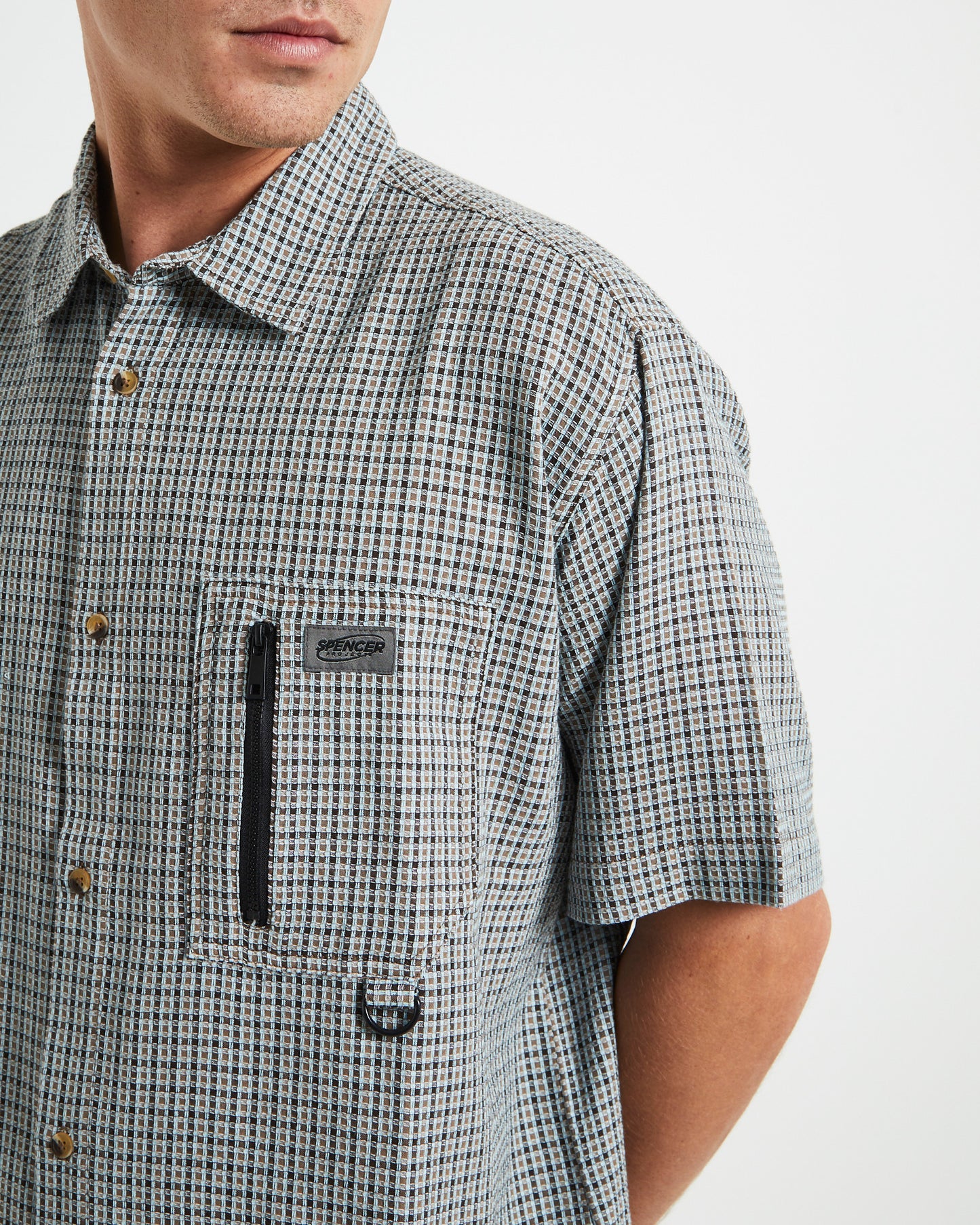 Hiker Short Sleeve Shirt in Blue