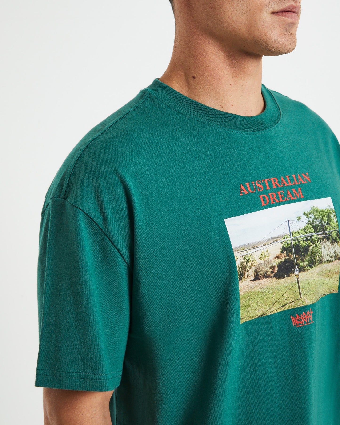Australian Dream Short Sleeve T-Shirt in Green