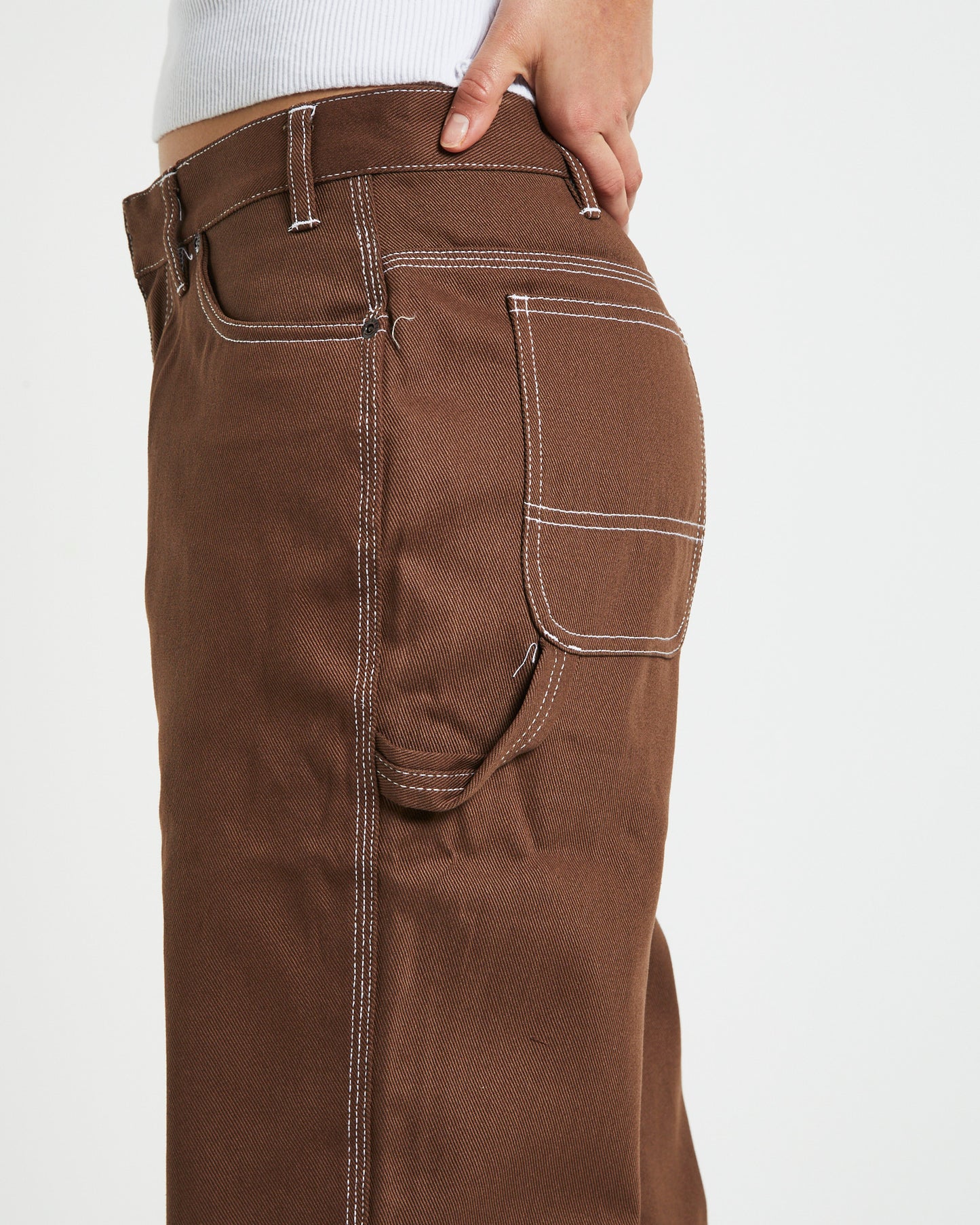 Low Rider Twill Pants in Timber Brown