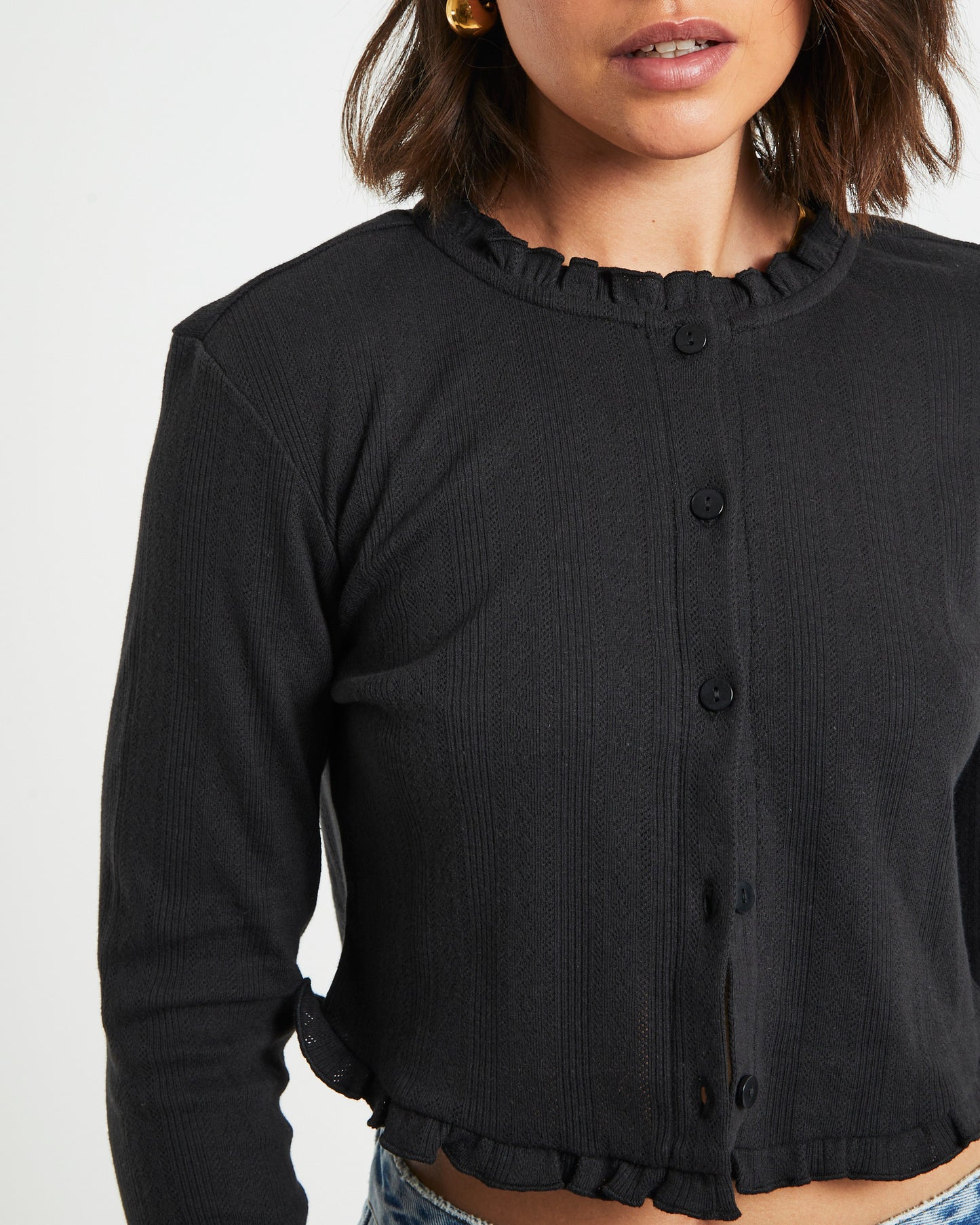 Bitter Sweet Cardigan in Black