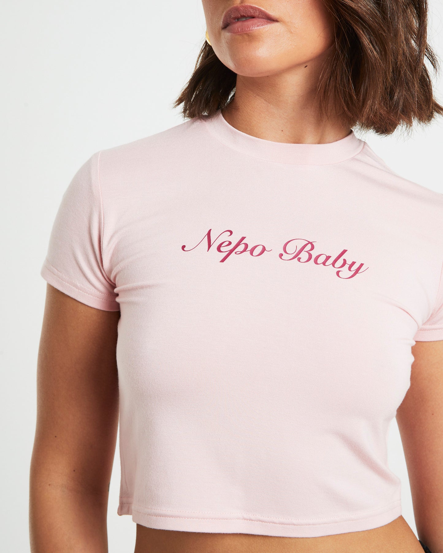 Nepo Baby Tee in Pink