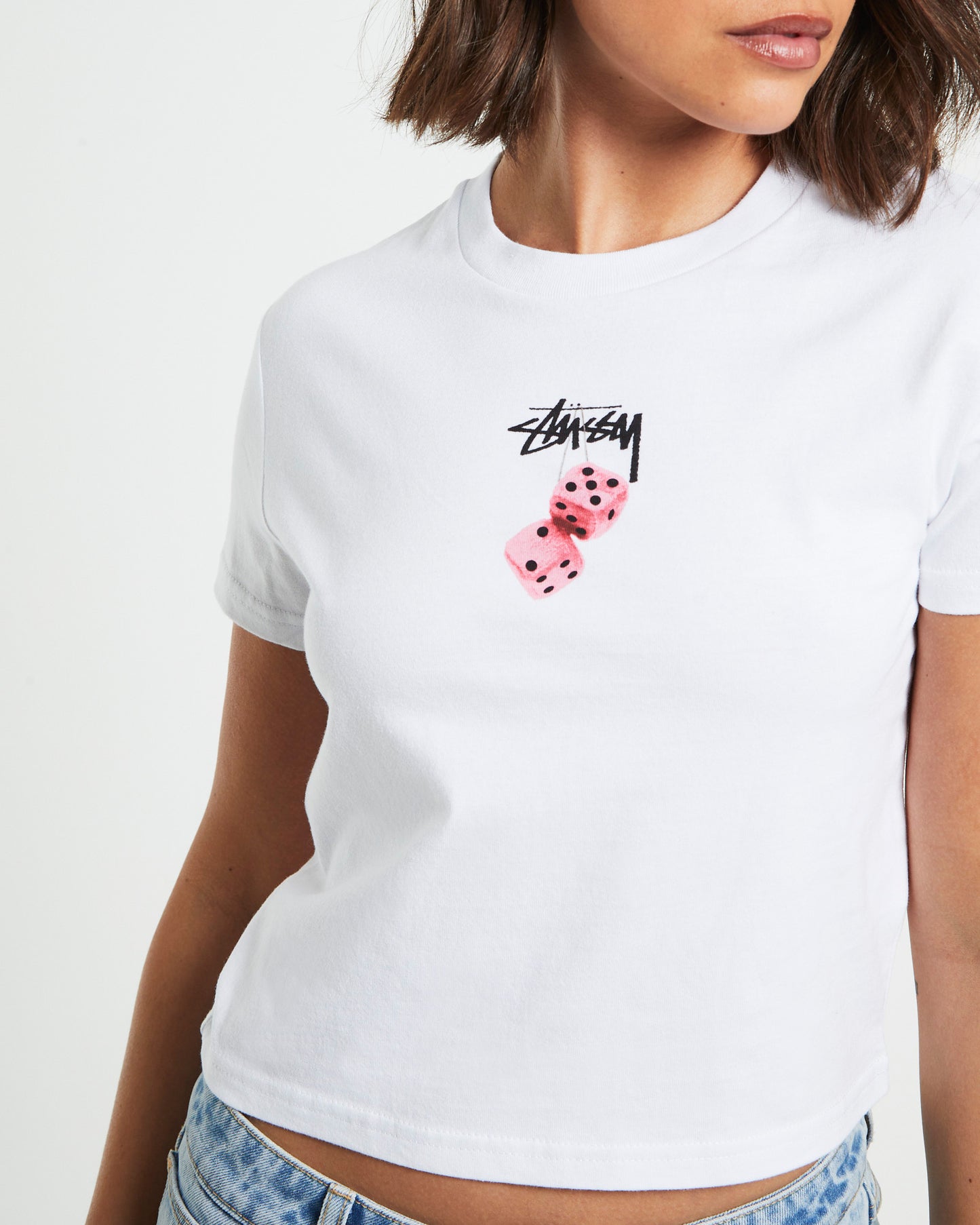 Fuzzy Dice Short Sleeve Slim T-Shirt