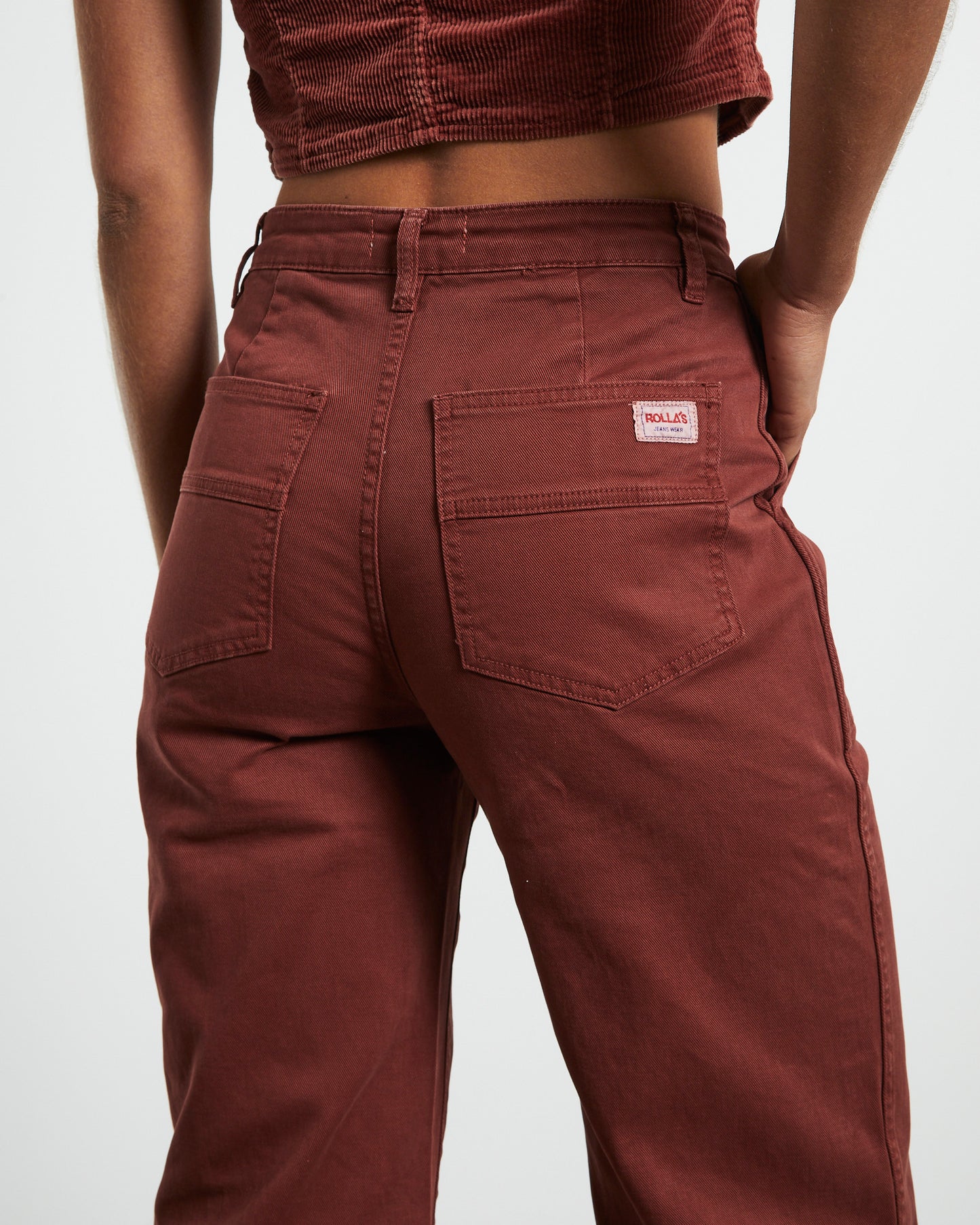 Heidi Trade Pants in Brick Rust