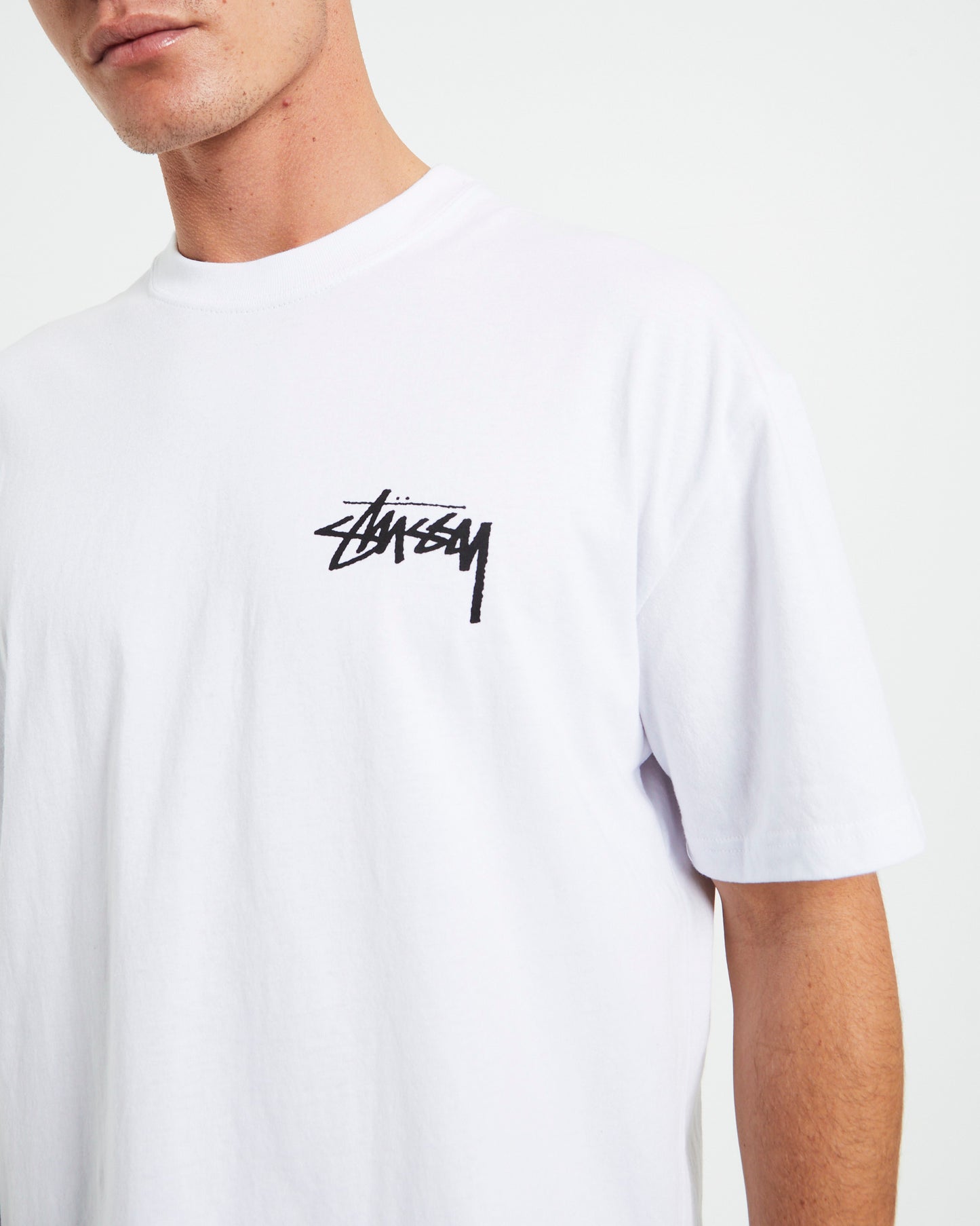 Pair Of Dice Solid Short Sleeve T-Shirt in White