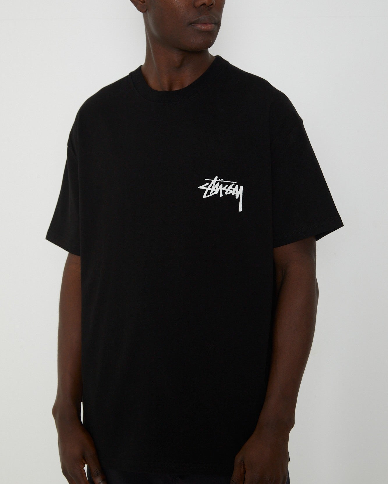 Fuzzy Dice Heavyweight Short Sleeve T-Shirt in Black