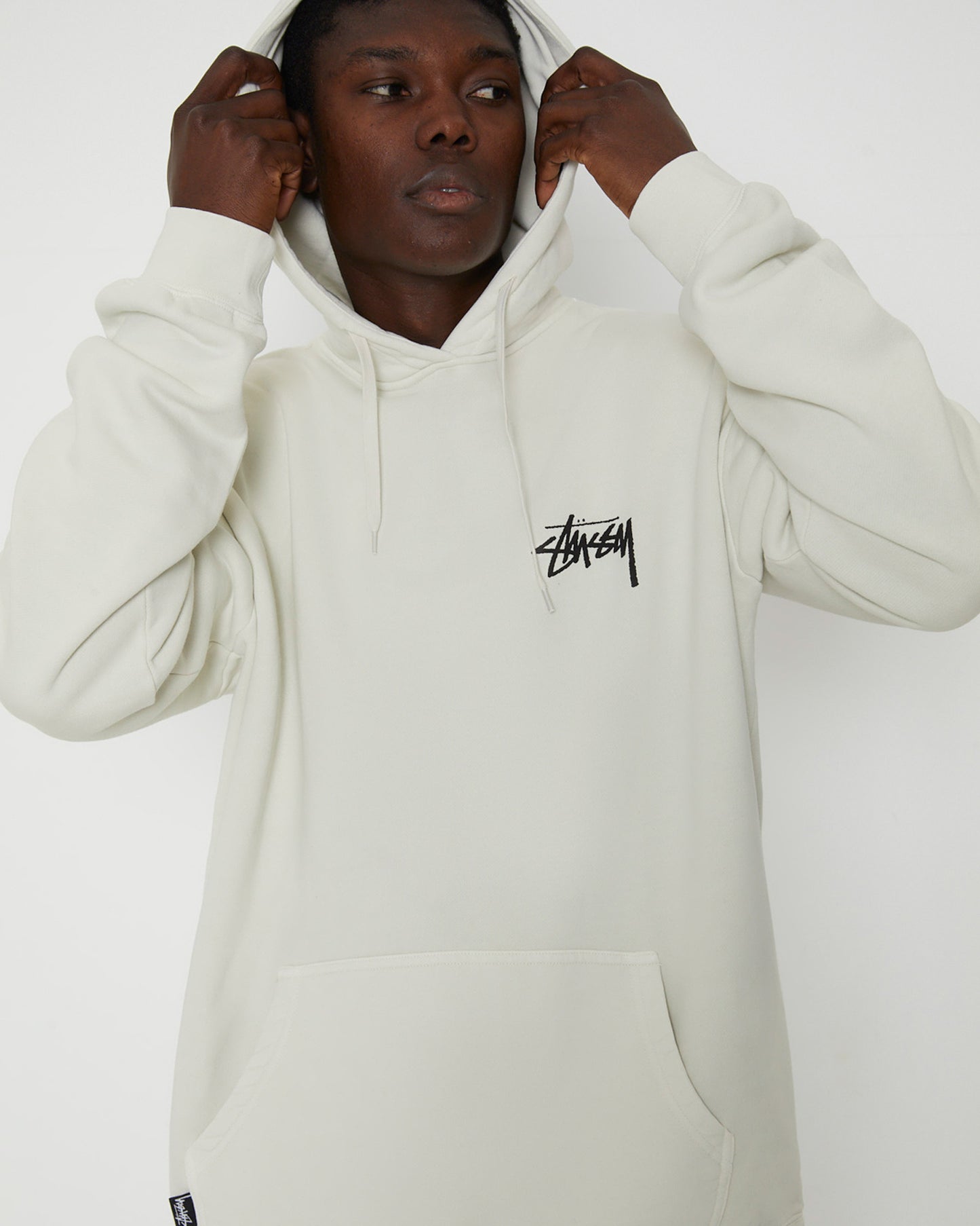 Pair Of Dice Hoodie in Washed White