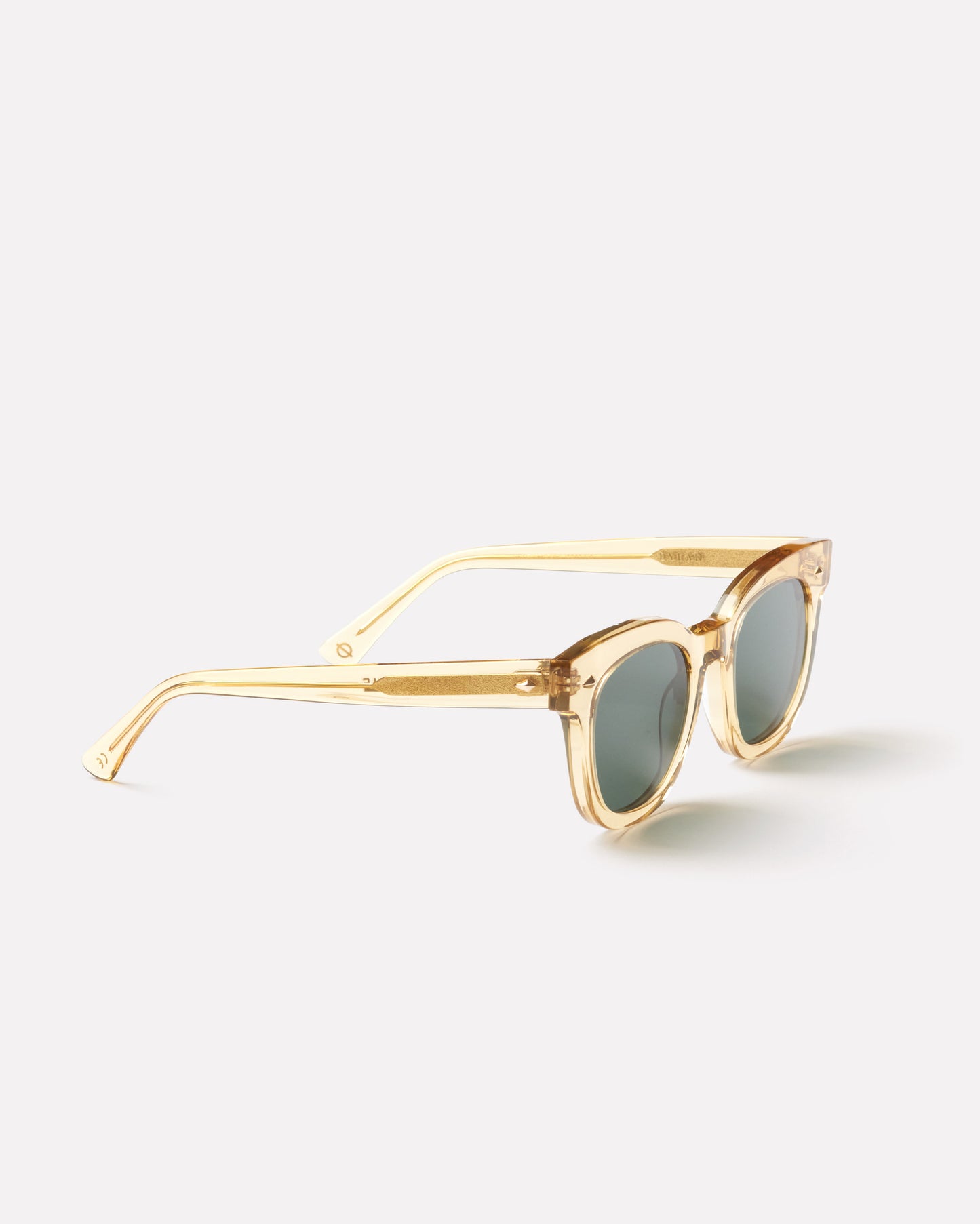Dylan Citrine Sunglasses Polished Green