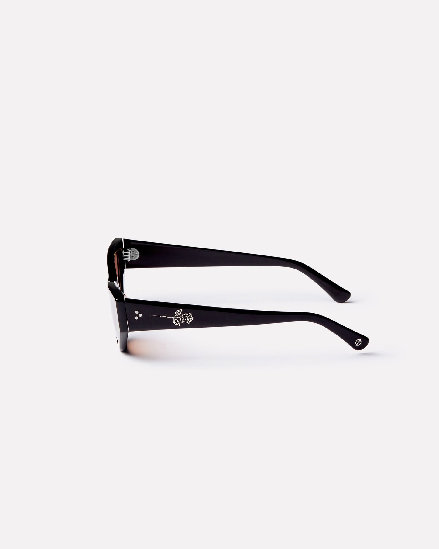 Reprise x Jack Freestone Sunglasses in Black/Bronze Amber