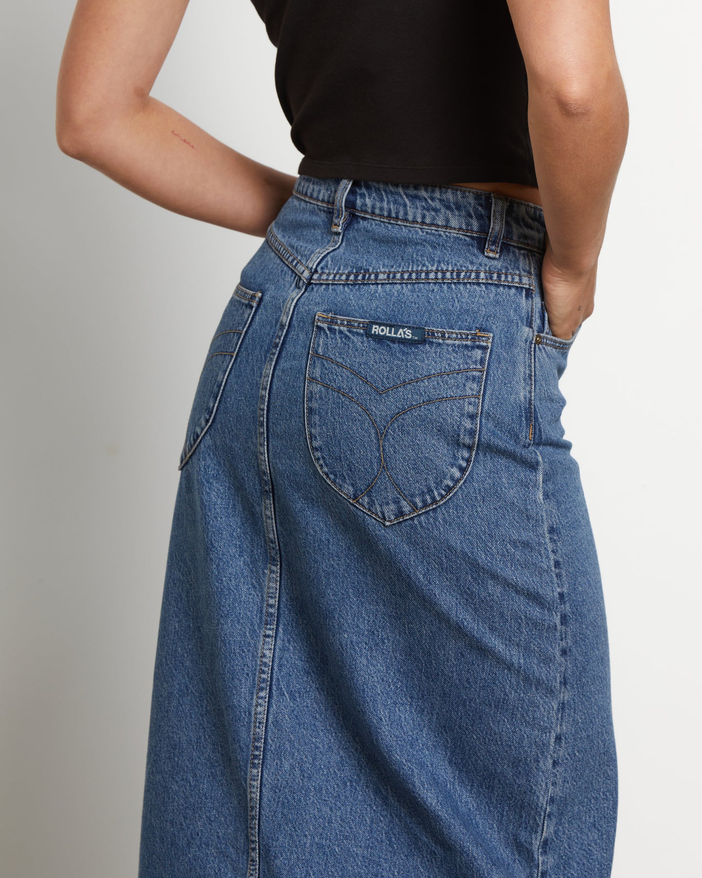 Chicago Midi Denim Skirt