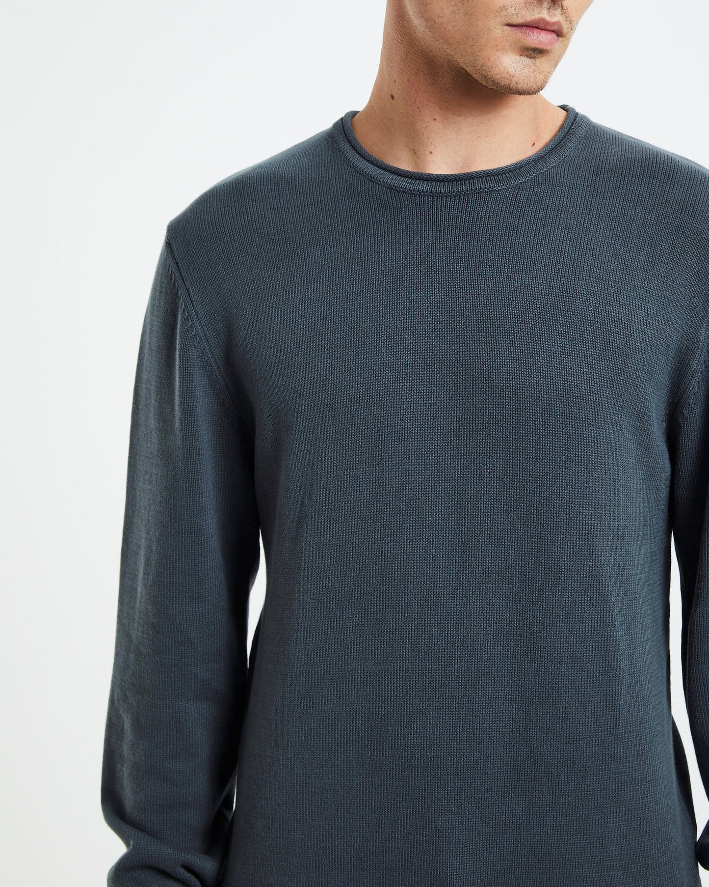 Strummer Lightweight Knit Dark Pine Green