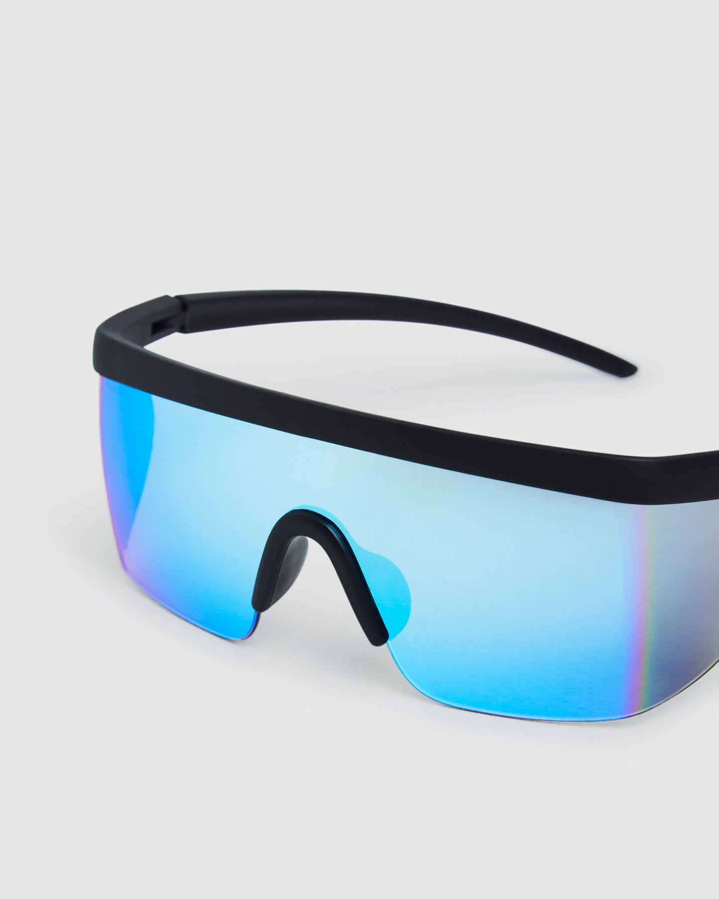 Denver Reflector Shield Sunnies Black