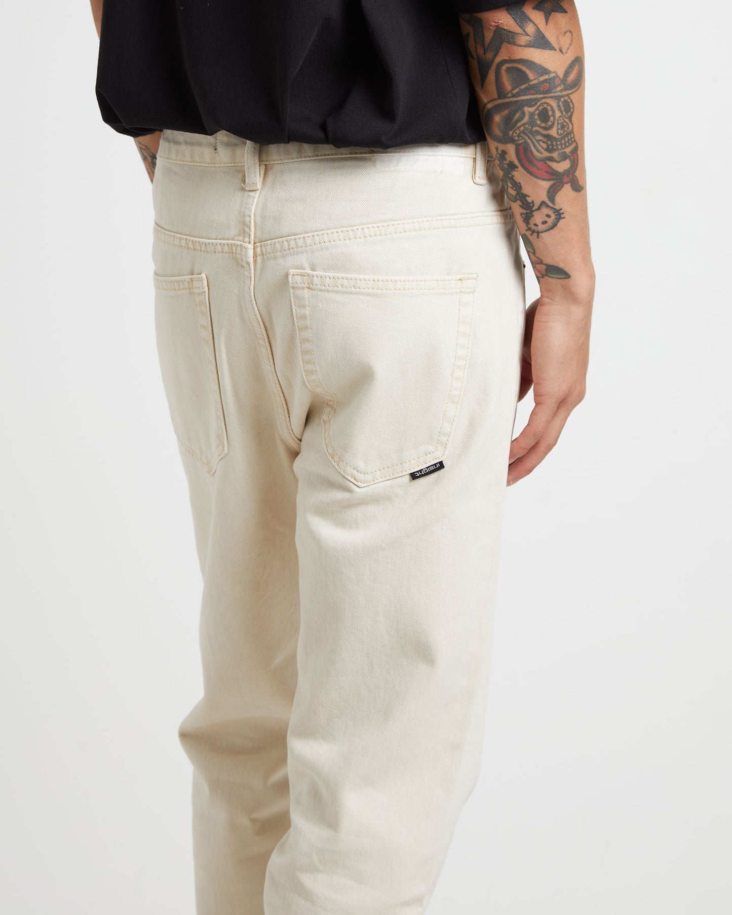 Switch Denim Jeans in Washed Bone