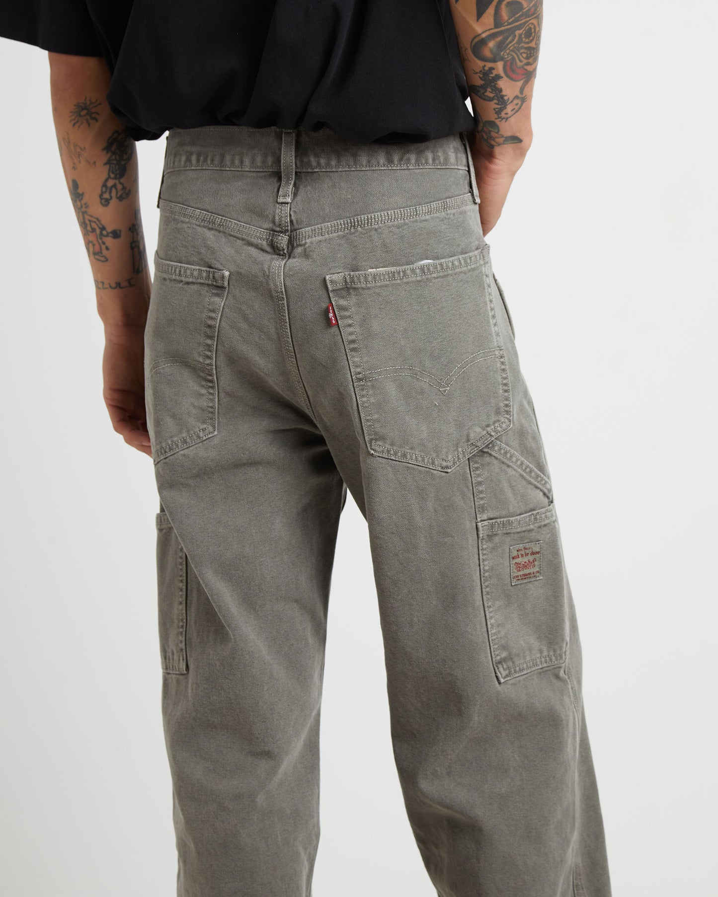 568 Stay Loose Denim Carpenter Pants in Oregano