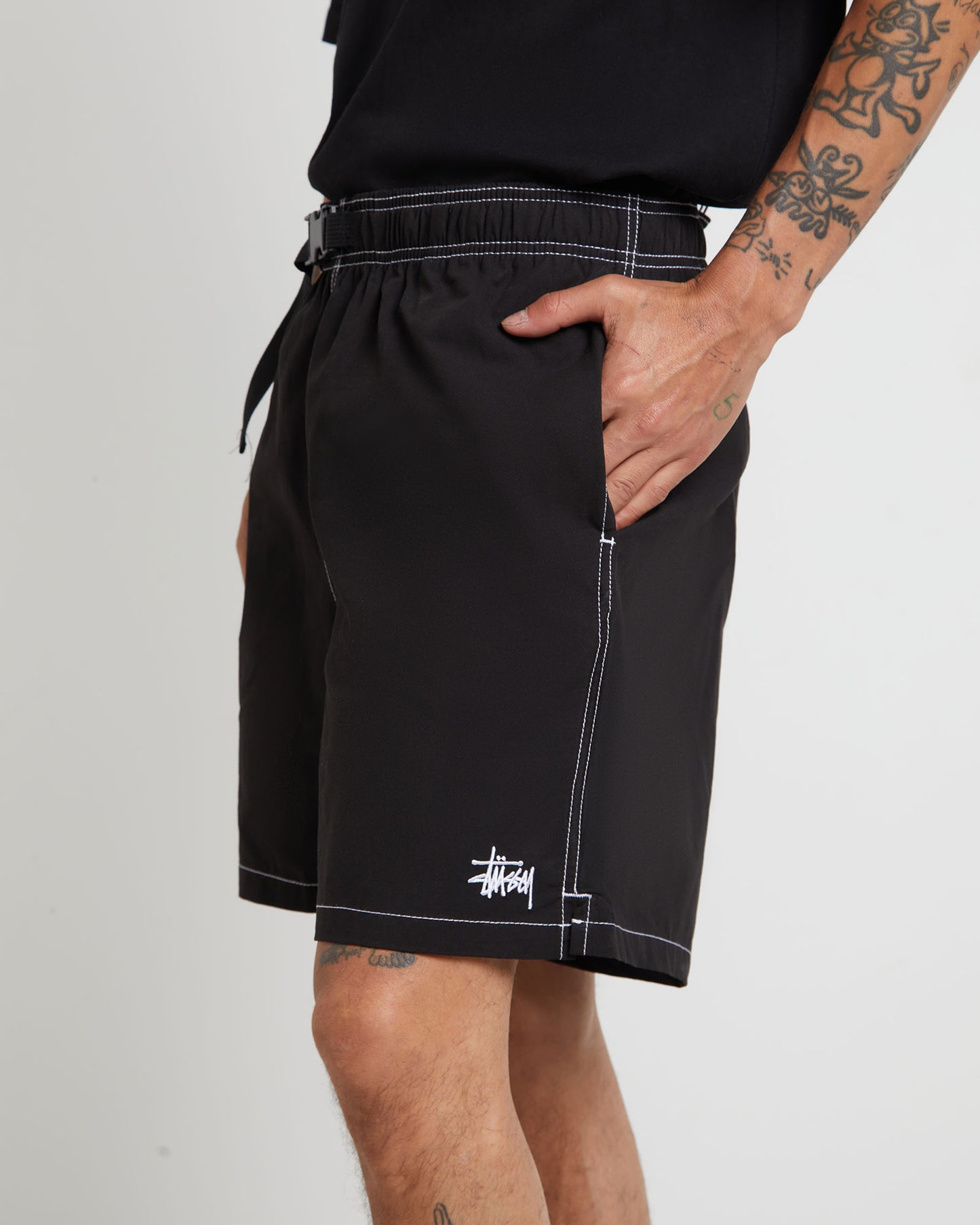Ripstop Mountain Shorts in Black