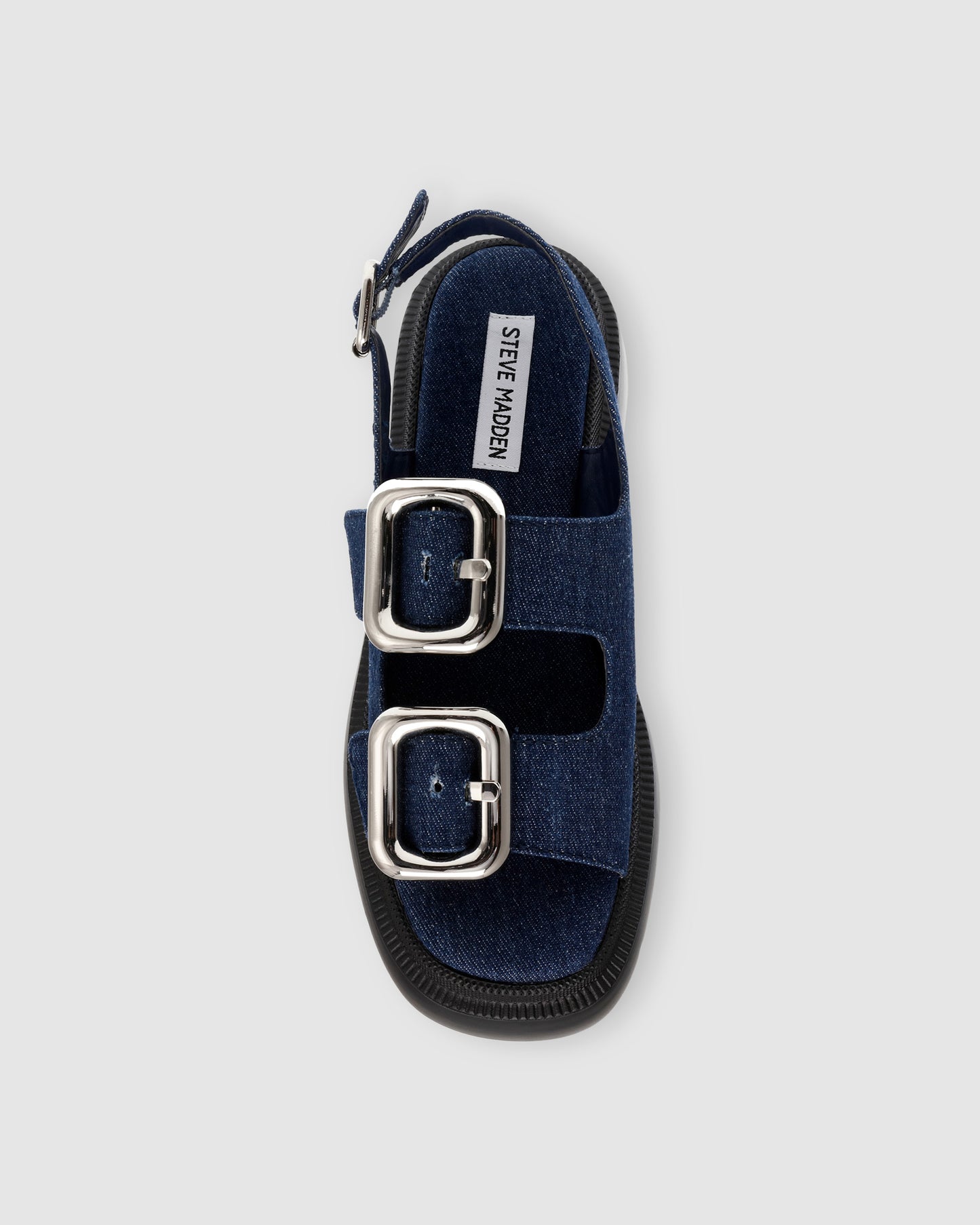 Transporter Sandals in Blue Denim