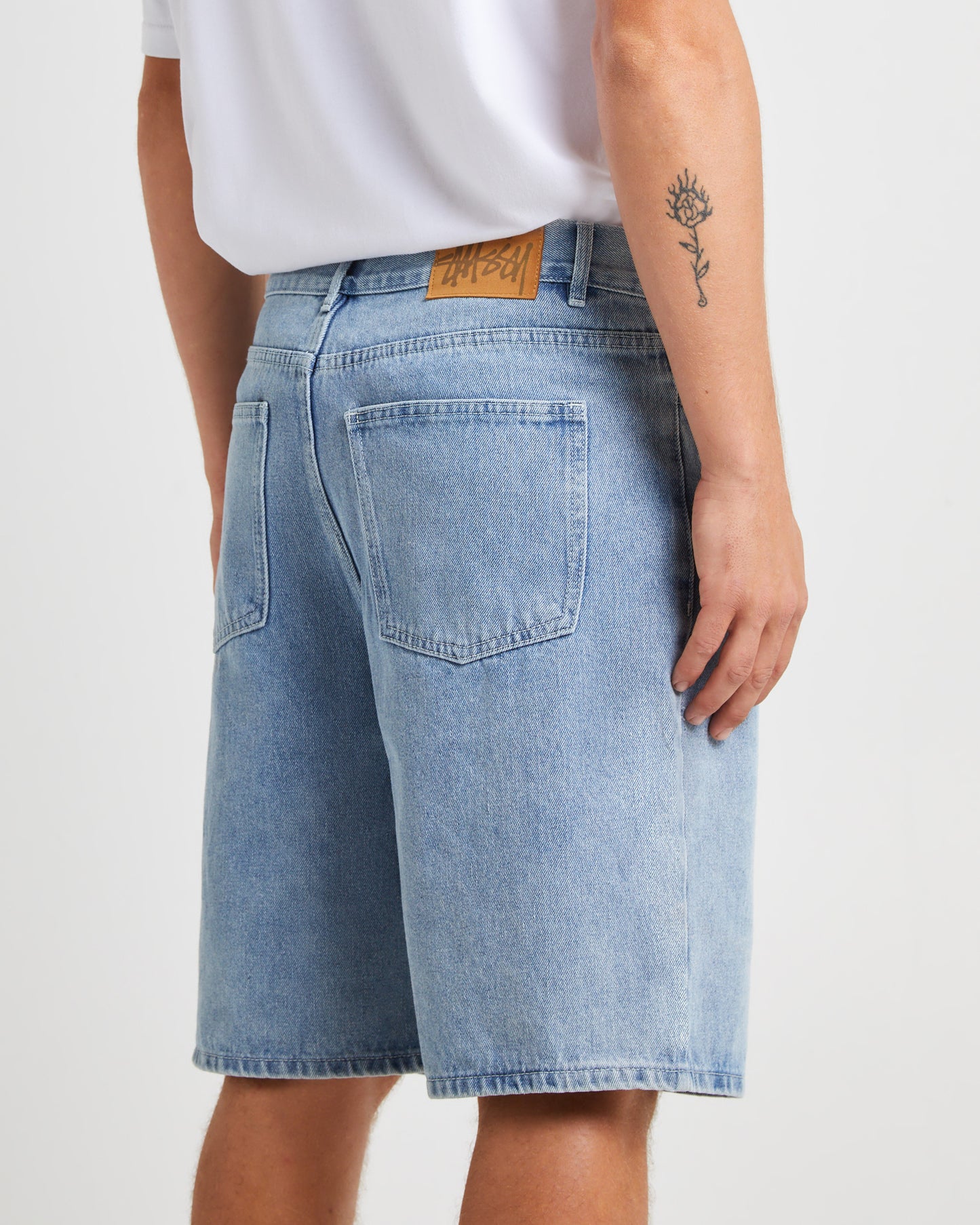 Big Ol Denim Shorts Light Blue