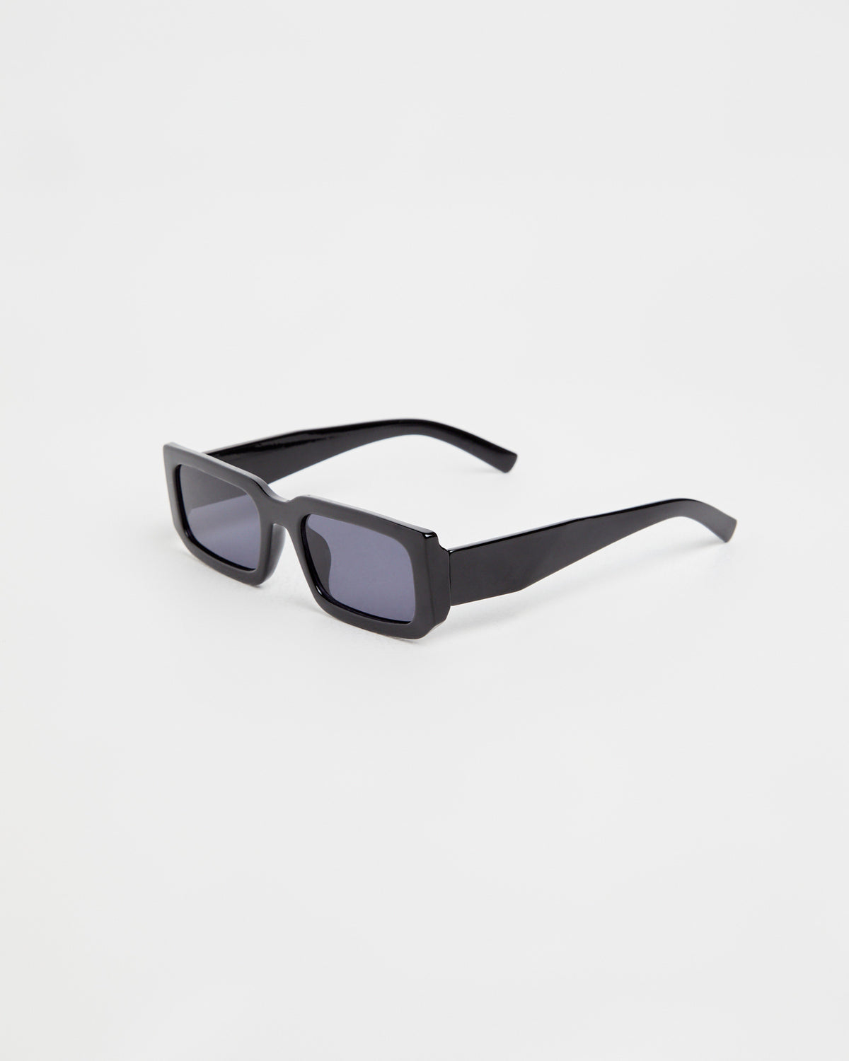 Ziggy Rectangle Sunglasses Black BLACK