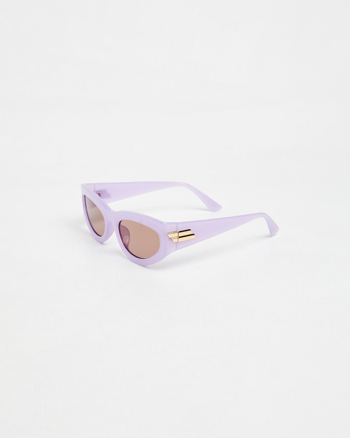 Blake Rectangle Sunglasses in Purple